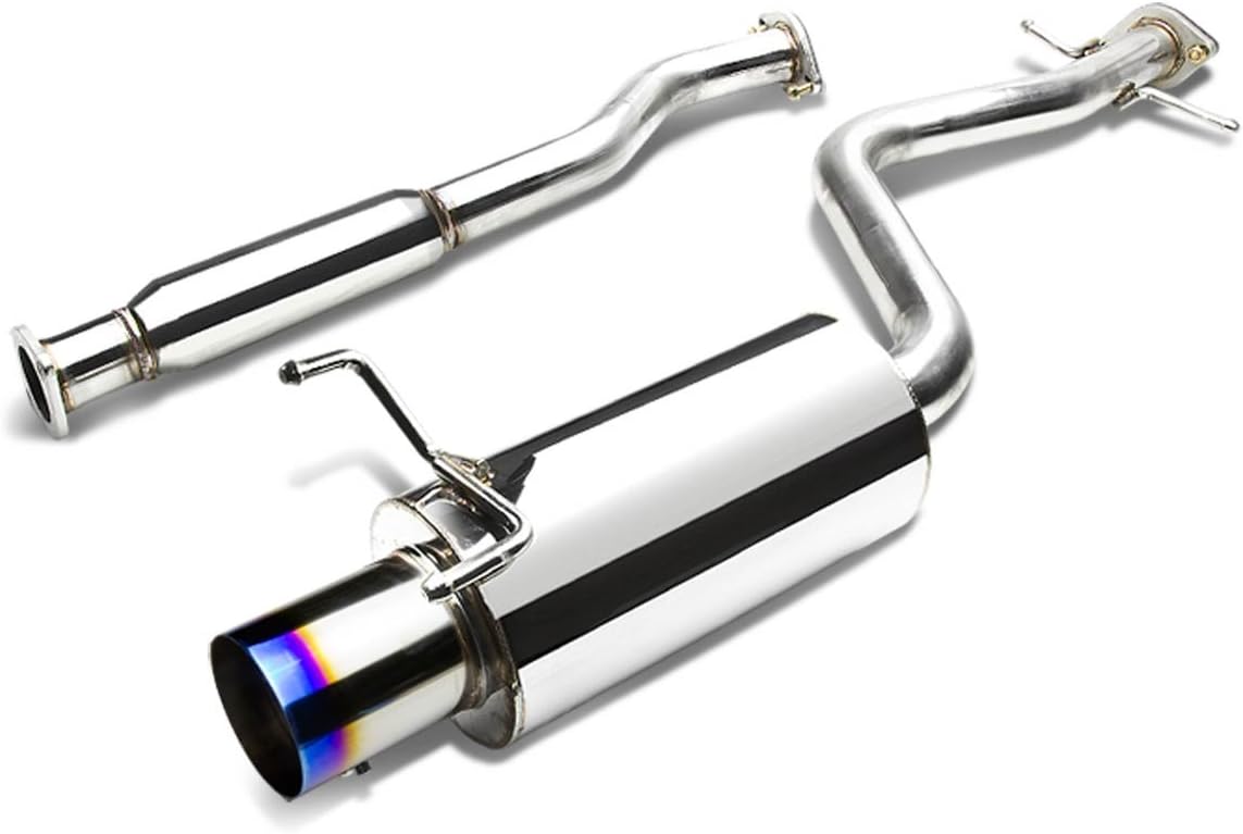 DNA MOTORING CBE-IS300-NRT Stainless Steel Cat Back Exhaust System [Compatible with 01-05 IS300 Altezza XE10]
