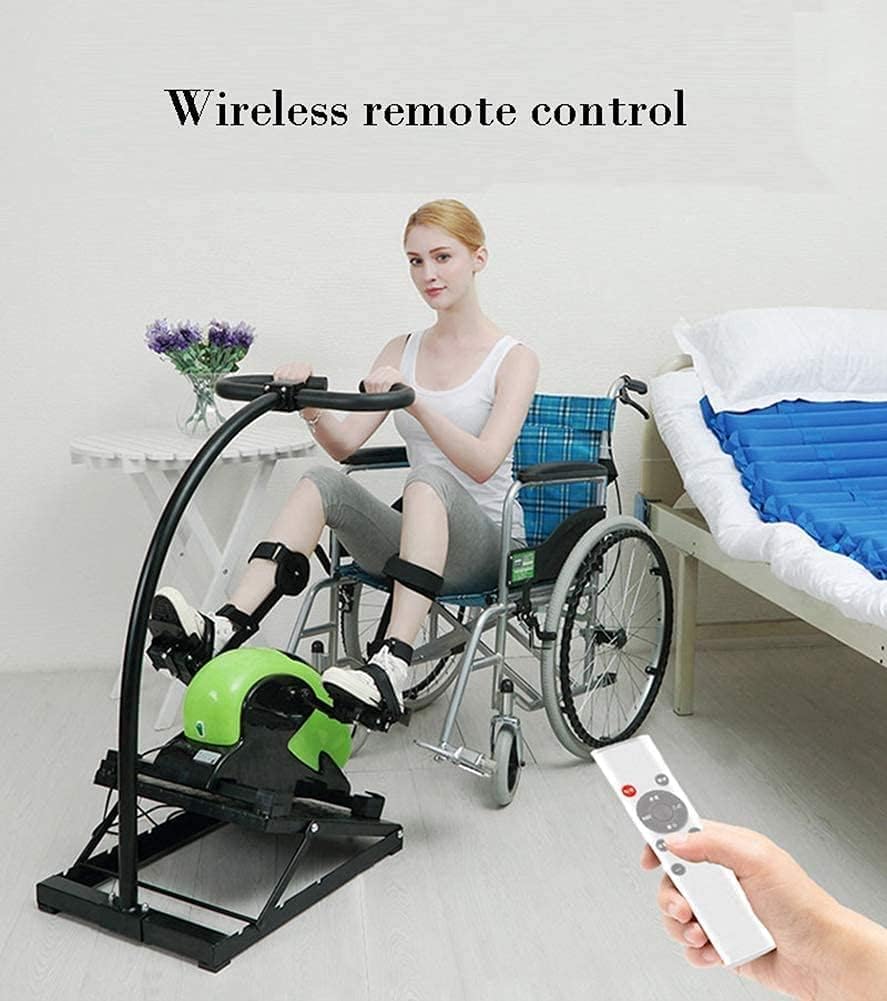Mini cyclette portatili Braccio Ginocchio Gamba Pedale Ginnico Attrezzatura for il fitness Dispositivo elettrico multifunzionale for l'allenamento della riabilitazione degli anziani