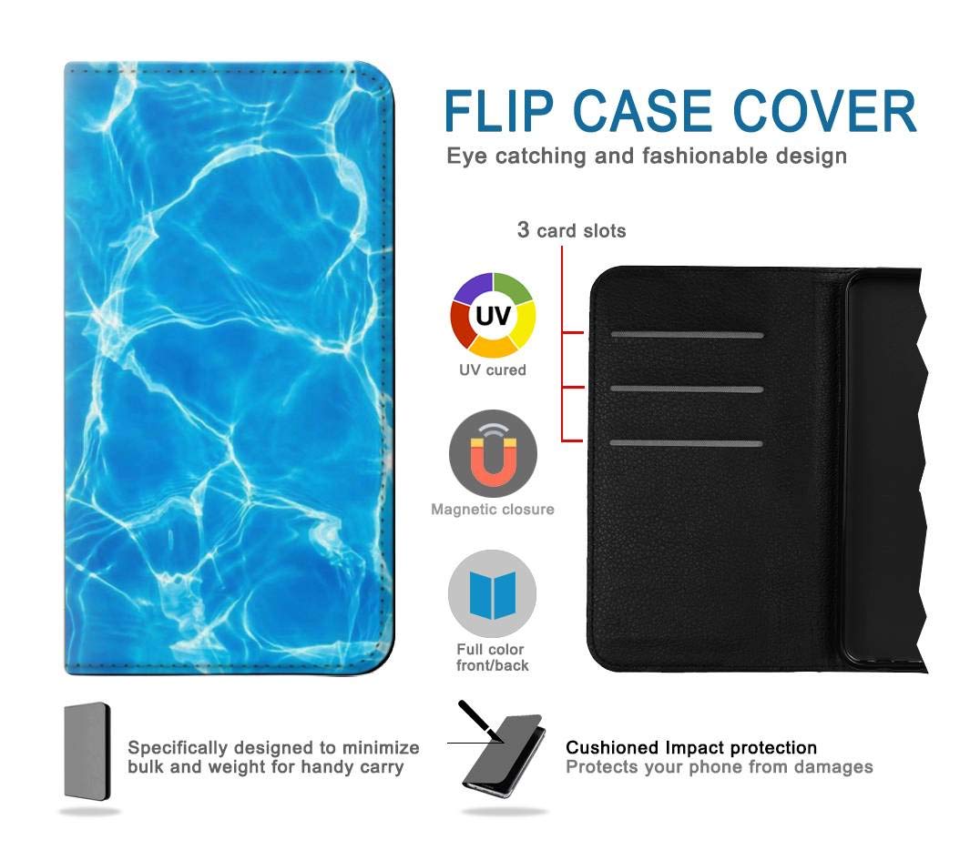 RW2788 Blue Water Swimming Pool PU Leather Flip Case Cover