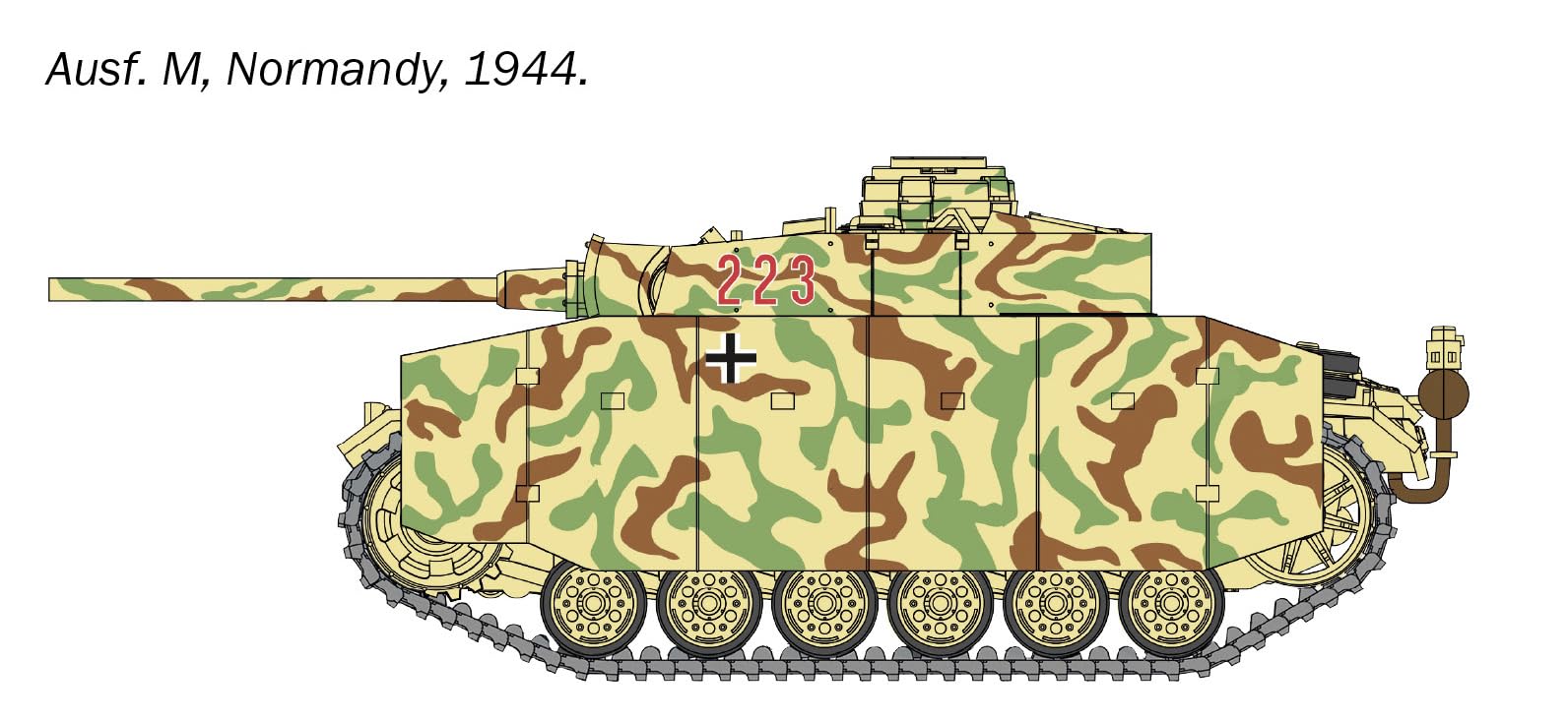 ドイツ陸軍3号戦車M/N型 雑誌付き ドイツIII号戦車 N型 (プラモデル) - ホビーサーチ ミリタリープラモ