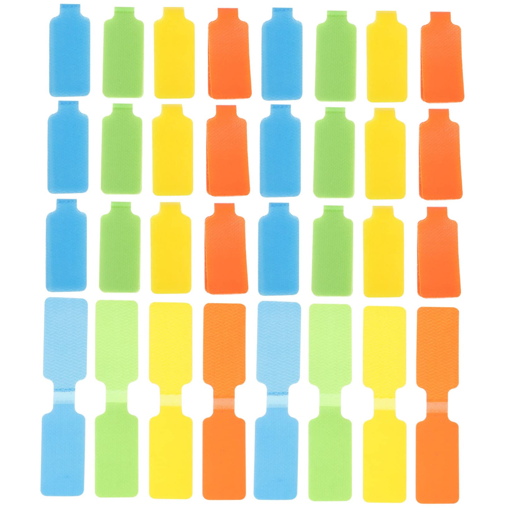 Uonlytech Kit Di 4 Organizzatori Per Cavi Elettronici 100 Etichette Per Cavi Per Lidentificazione Dei Cavi Riutilizzabili E Robuste 50 Pezzi*4