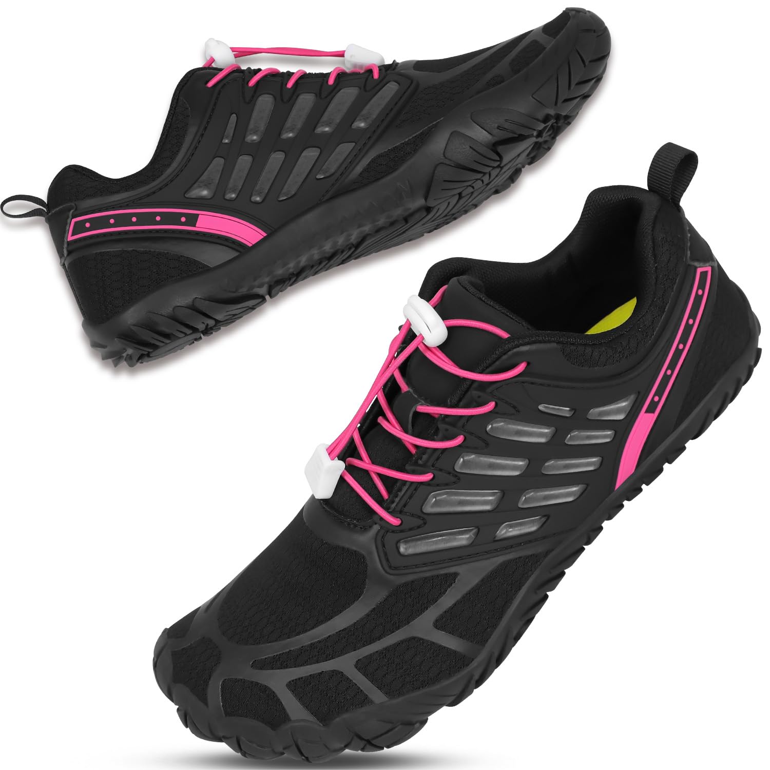 MeXYZ Women's Barefoot Hiking Shoes, Wide Toe Box Zero Drop Minimalist Cross-Trainer Sneakers for Running, Walking, Water Sports, Travel & Gym,