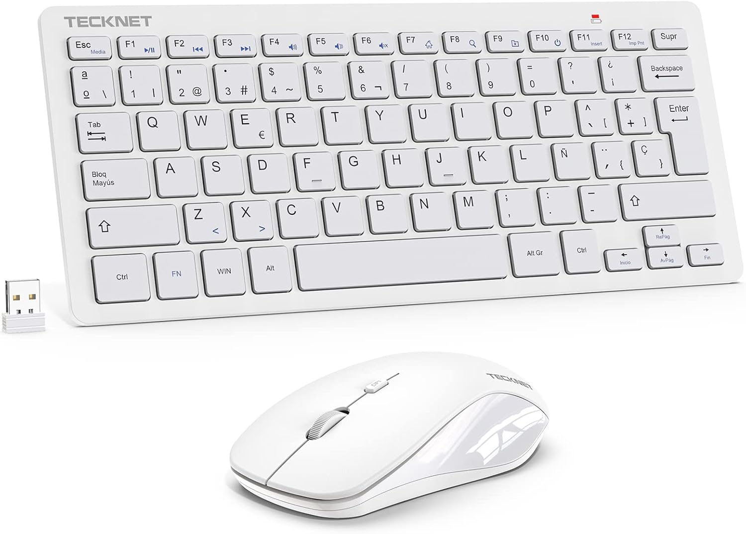 Mini Teclado y Raton Inalámbrico