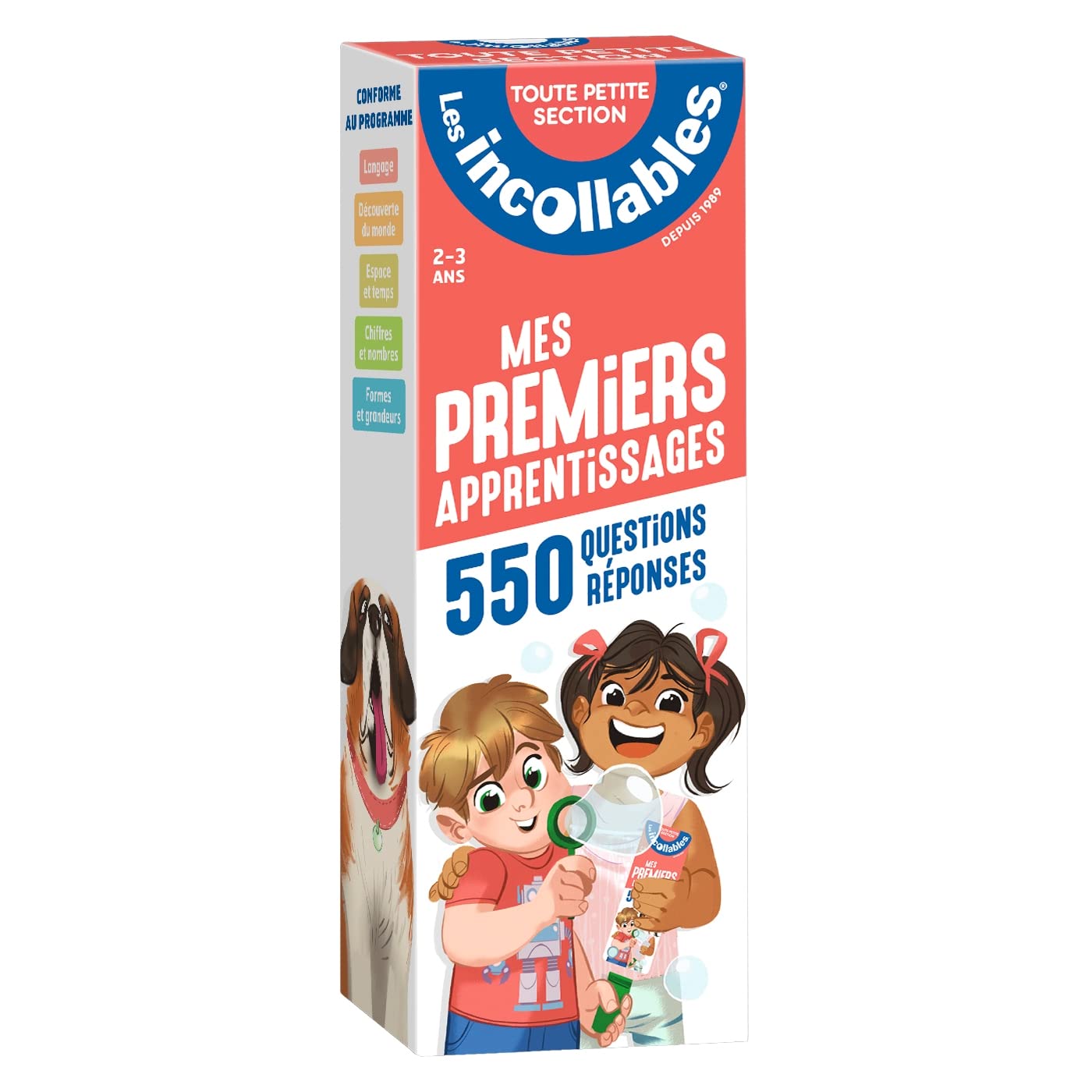 Les incollables - Mes premiers apprentissages - Toute petite Section - 2/3 ans: 550 questions réponses pour réviser en 2 éventails