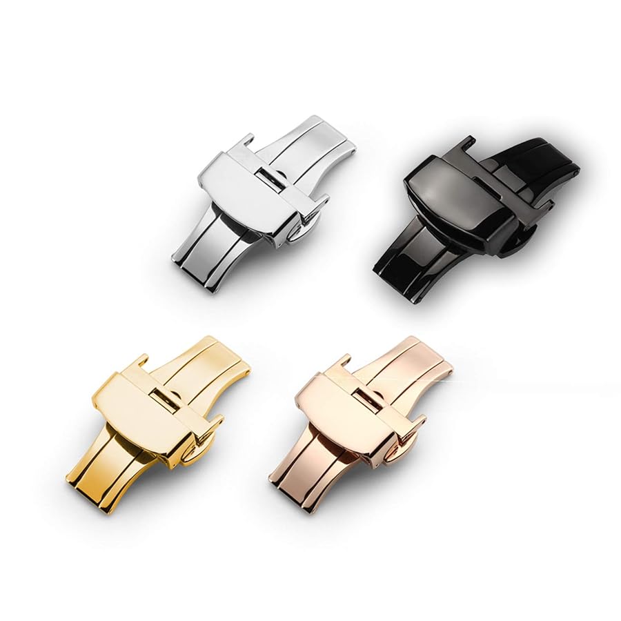 Amazon | Dバックル 尾錠 時計 ベルト 腕時計 バンド 10mm12mm