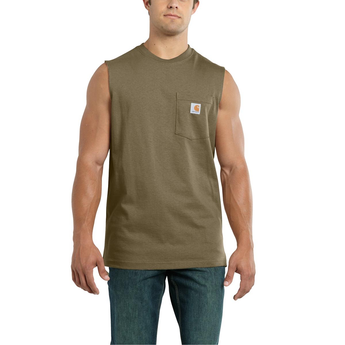 Carhartt Men's Workwear Pocket Sleeveless Midweight T-Shirt