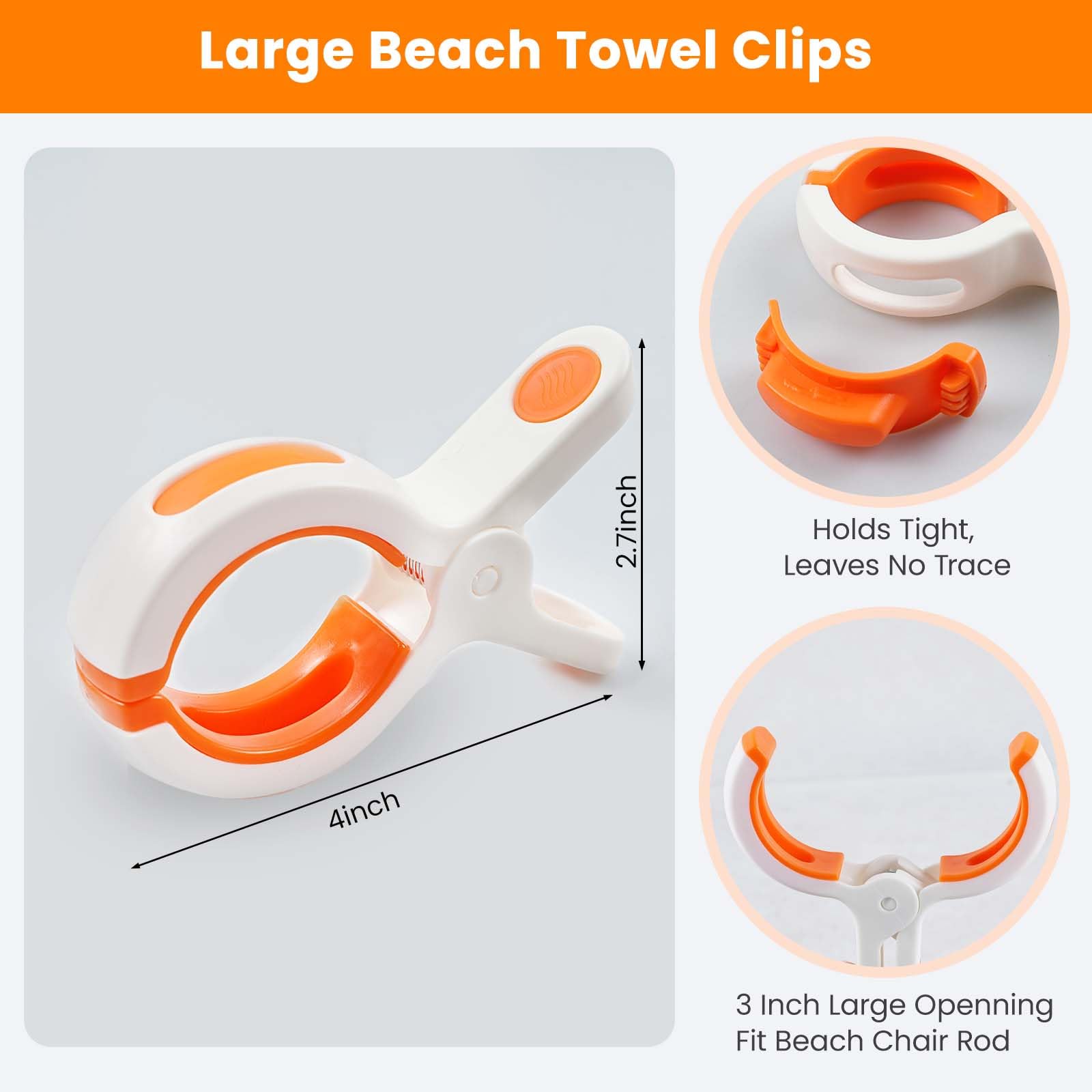 Clip per asciugamani per sedie da crociera, clip per asciugamano da spiaggia, porta asciugamani per sedia da spiaggia, sedia da piscina in crociera, clip resistenti per asciugare asciugamani da