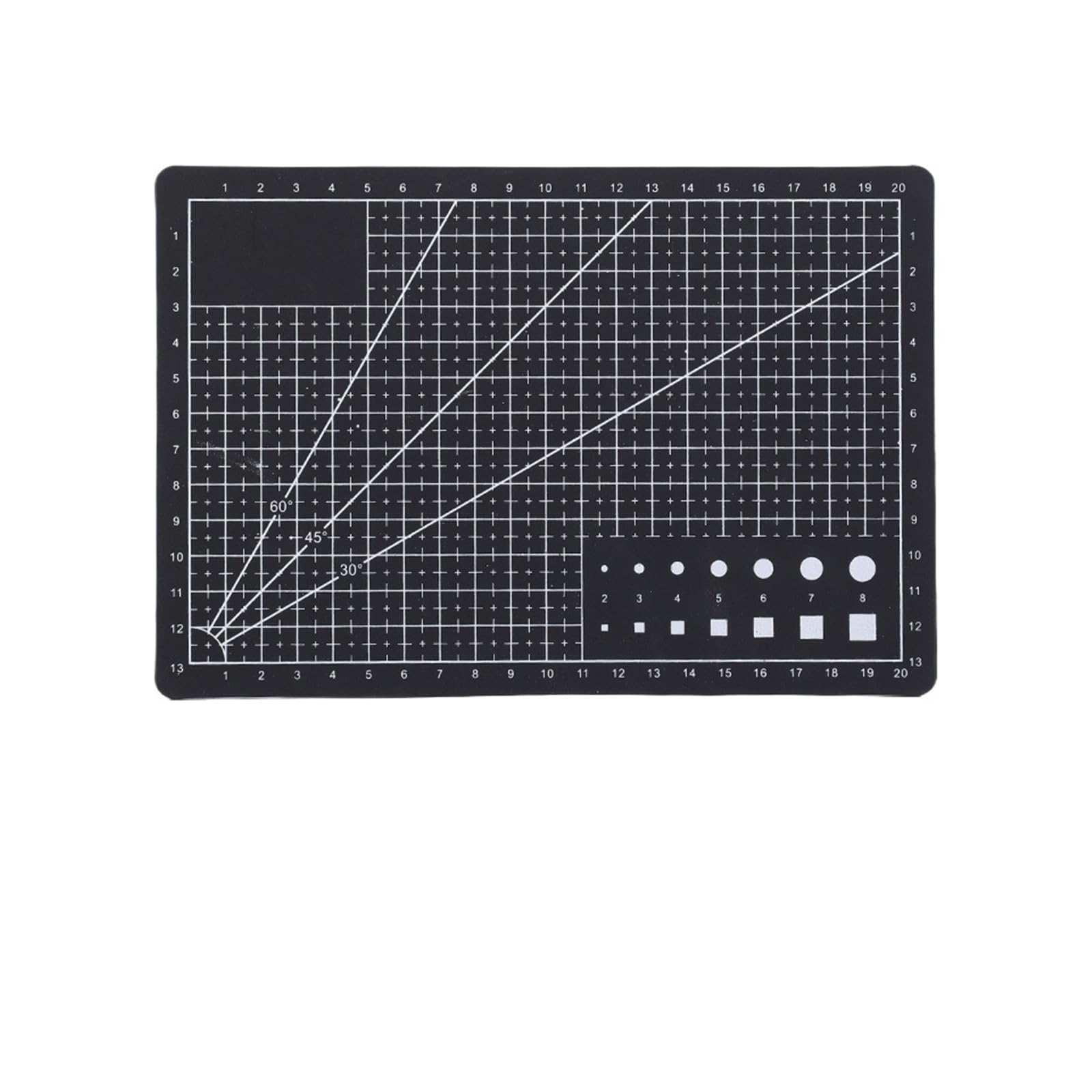 Tapete de Corte Tapete de corte autocurativo A5 doble cara, tamaño pequeño, ideal for scrapbooking, acolchado, telas, costura, manualidades y proyectos(A5 black)
