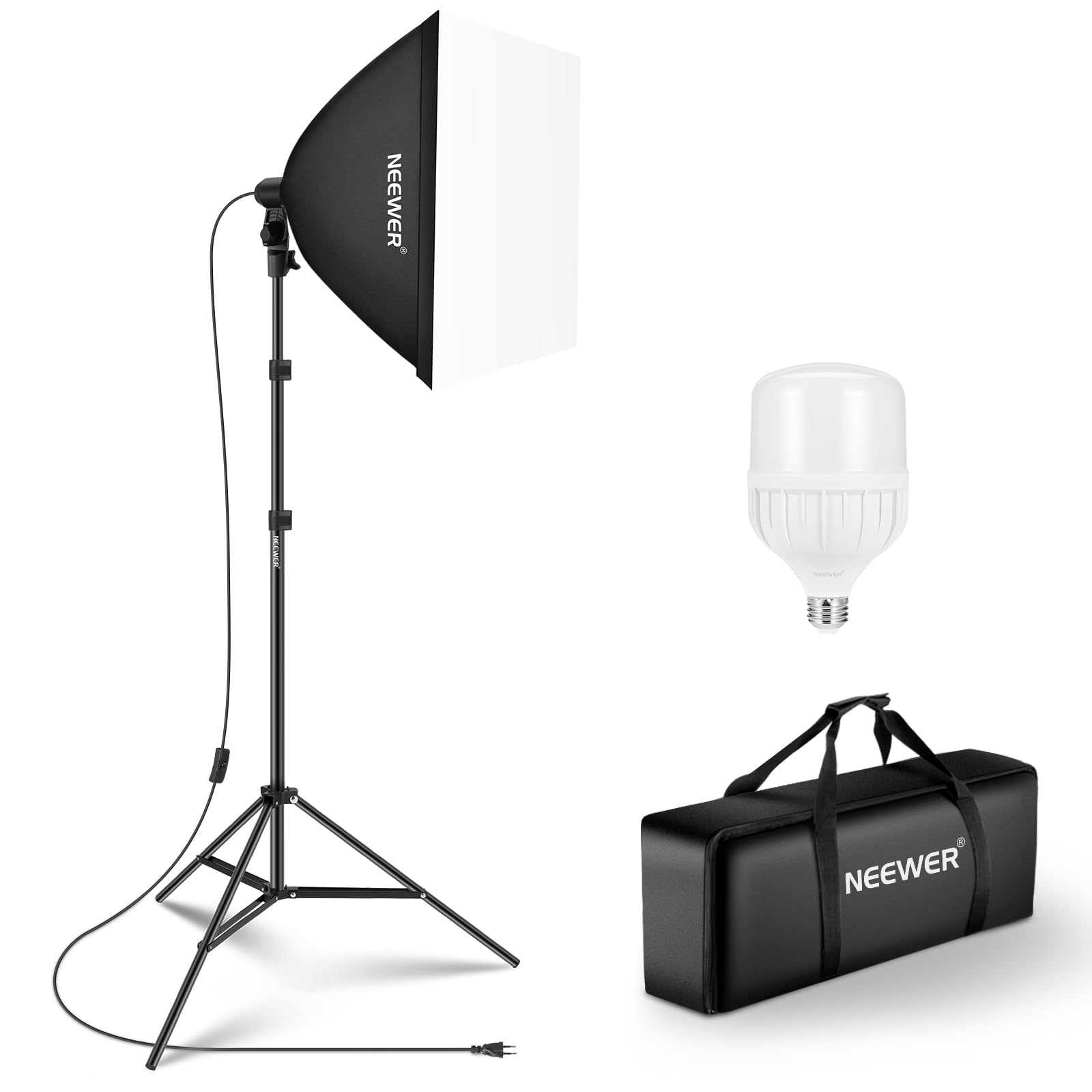 NEEWER Kit d'éclairage Softbox équivalent 350W