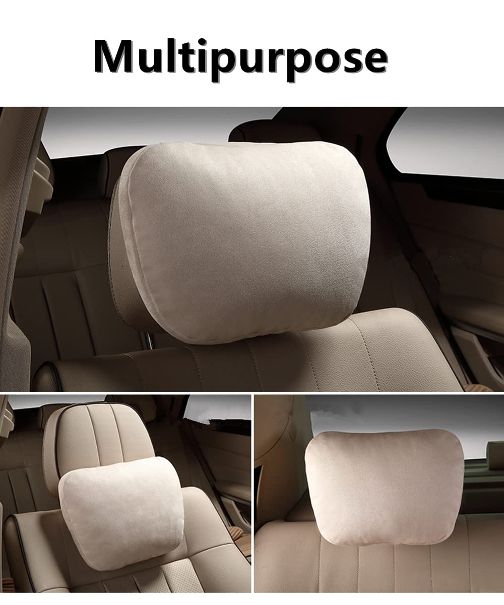 Lot De 2 Coussinets De Nuque Pour Appuie-Tête De Voiture - Style Performance - Confort Ergonomique - Universel