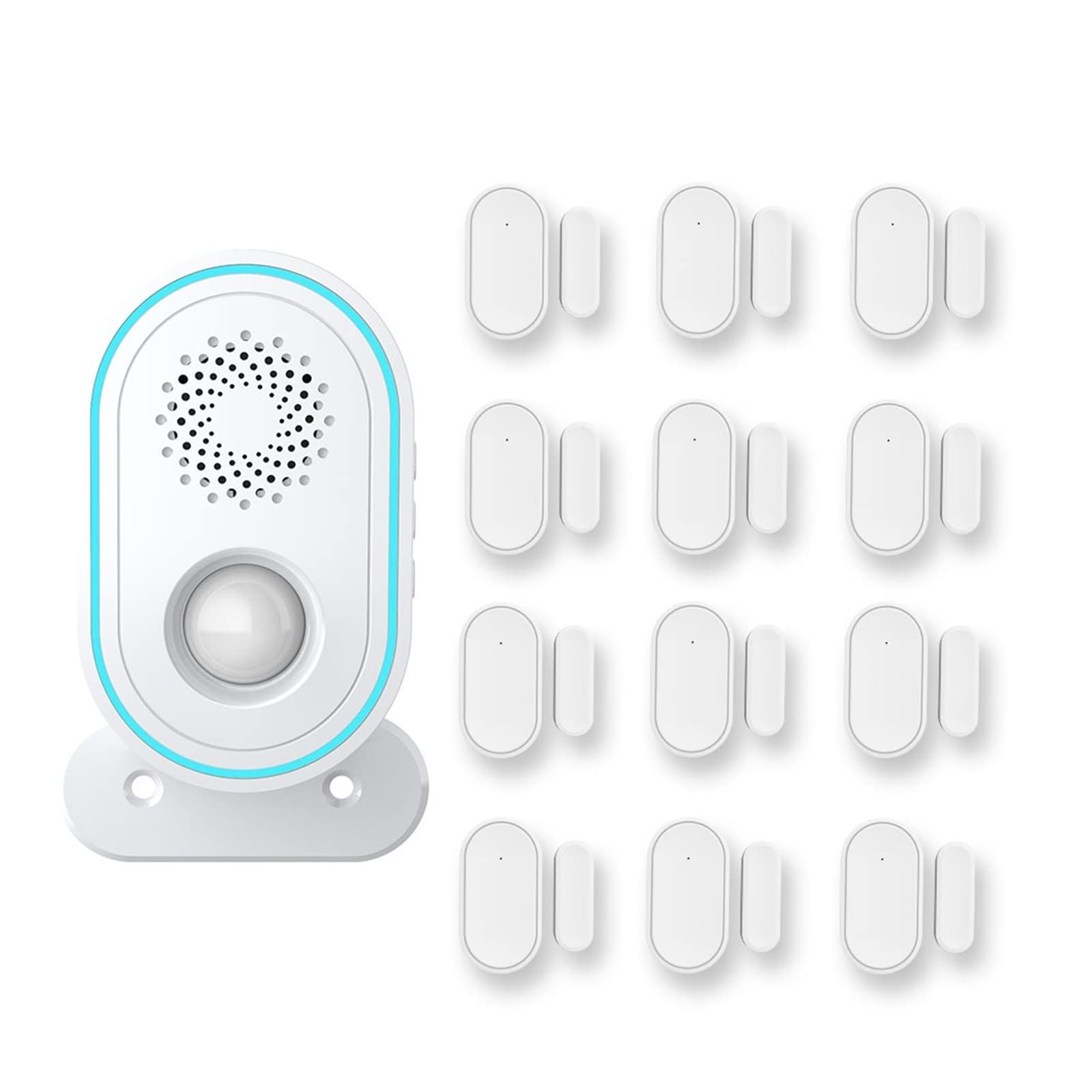 Sistema di allarme di sicurezza, P31 wifi di allarme for campanelli sicurezza della casa tuya intelligente App Benvenuto Bell Intelligent Home Door Alarming Kit(P31-G)