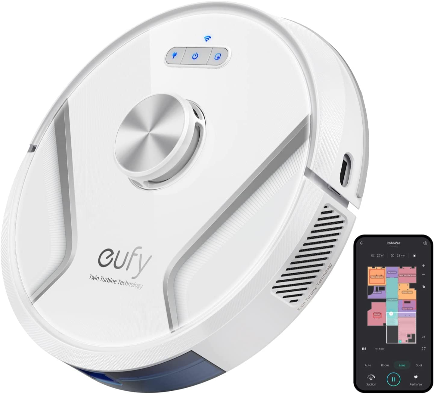 Photo 1 of ***UNTESTED - SEE NOTES*** eufy by Anker, RoboVac X8, Robot Vacuum with iPath Laser Navigation