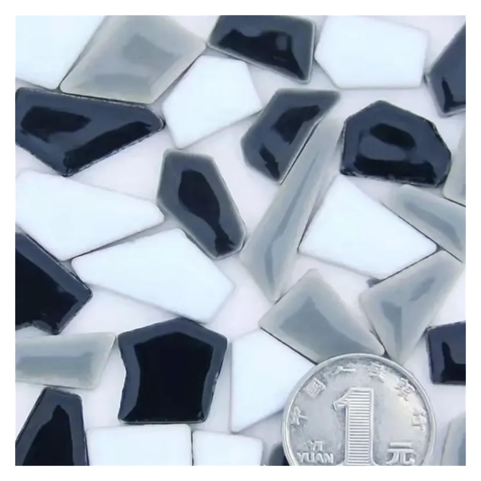 Sppeoukj Mix1 100G Porcelain Mosaic Tiles Diy Craft Ceramic Making Materials Hobby Pieces Bulk(Mix1)