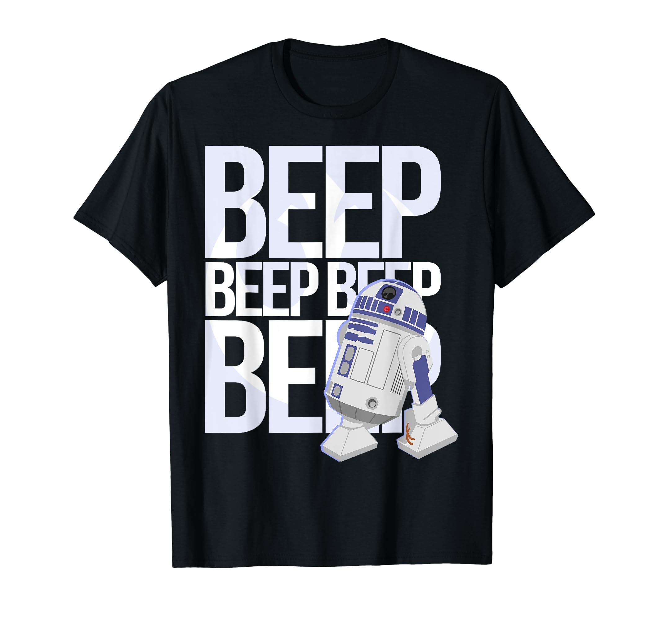 Star Wars Galaxy Of Adventures R2-D2 Beep Quote G1 T-Shirt, Black