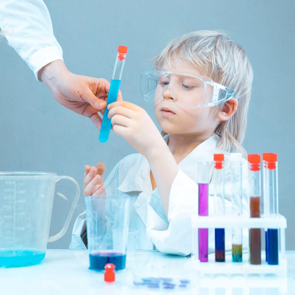 dziecięce okulary naukowe okulary ochronne odporne na zarysowania odporne na uderzenia lekkie okulary laboratoryjne dla dzieci