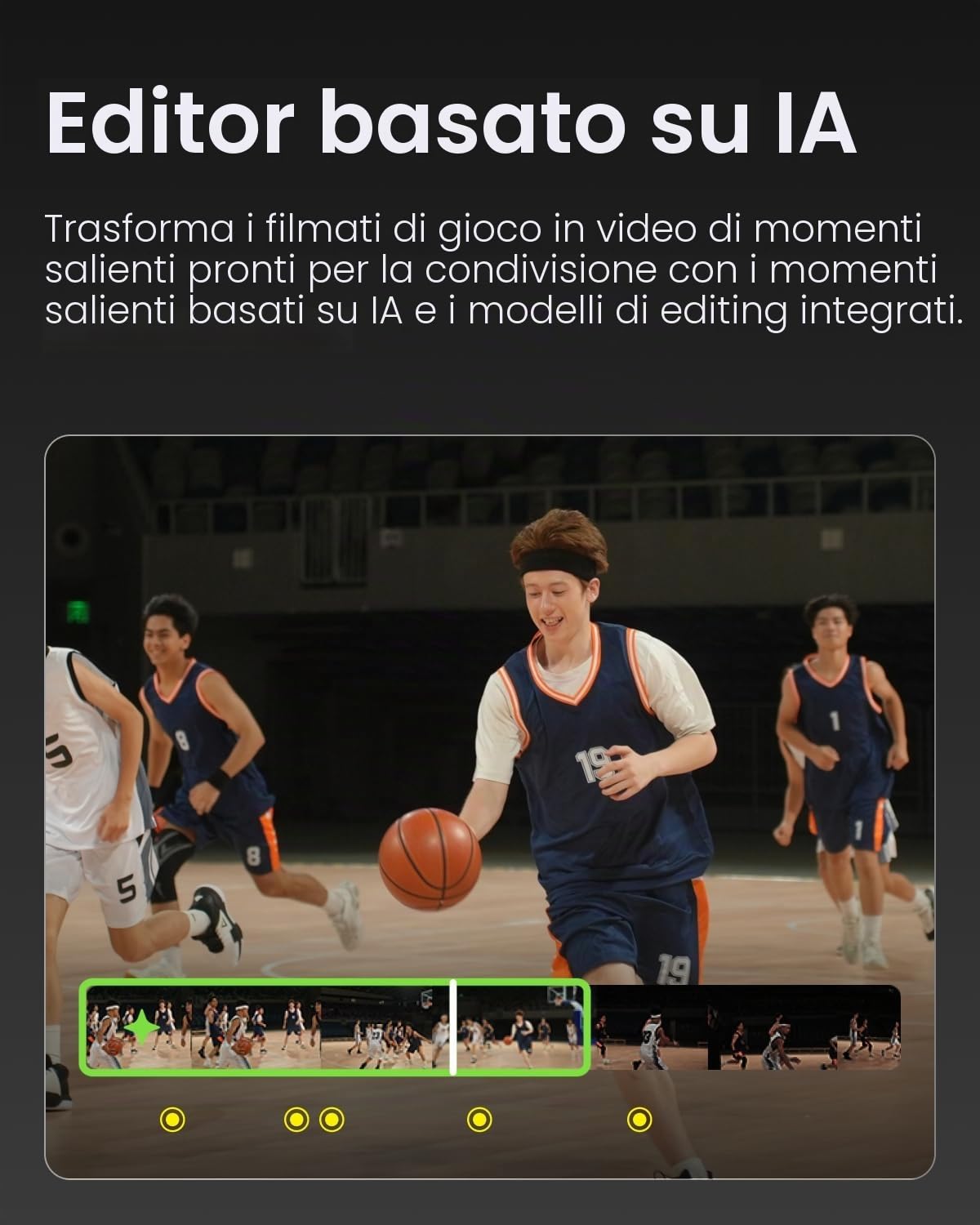 XbotGo Falcon 4K AI Sport Fotocamera con tracciamento automatico - Calcio & Pallacanestro per squadre, Action Cam con streaming live senza ABO, doppia fotocamera, fino a 4,5 ore di registrazione
