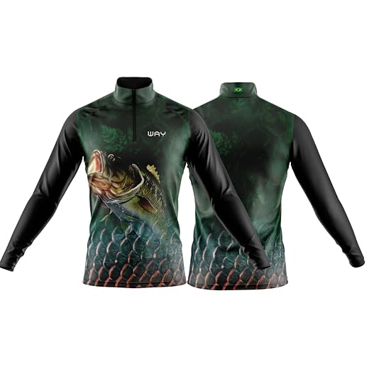 Camiseta de Pesca Masculina Proteção UV 50 Solar Camisa De pescaria