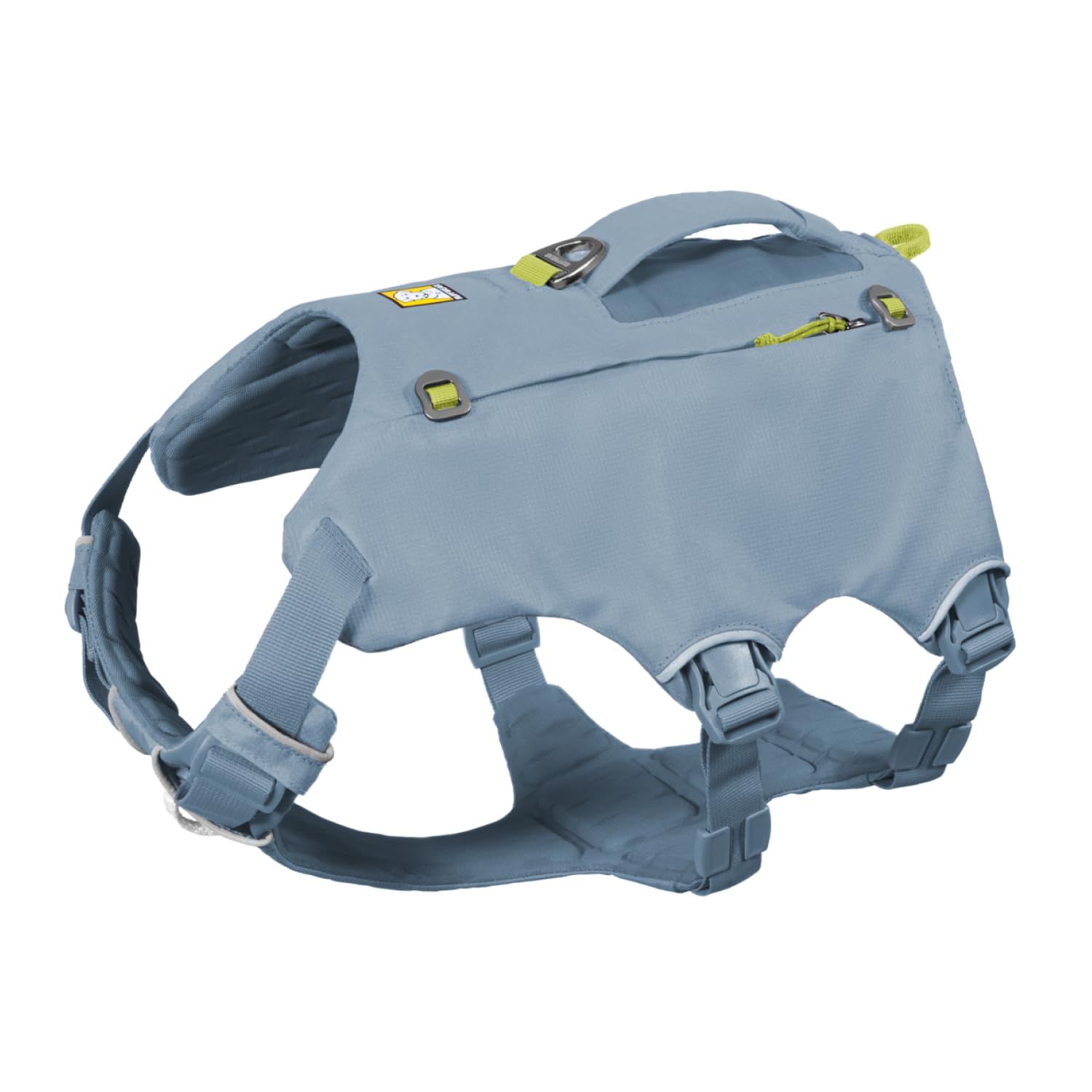 RUFFWEAR Palisades – Sac modulaire pour chien et sac de voyage, sac à dos léger pour randonnée et promenade avec harnais intégré, taille M, lac glacier