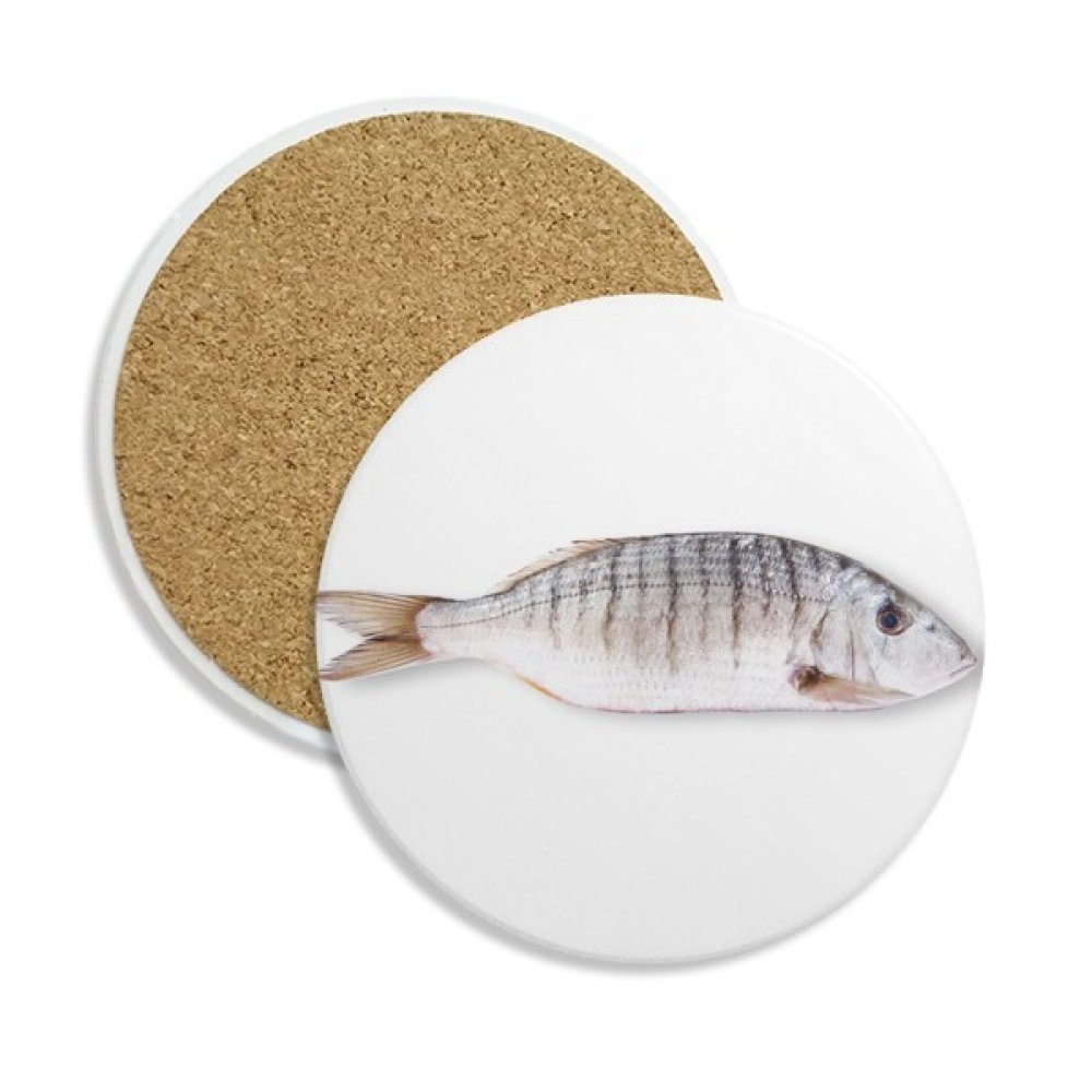Dessous de verre en céramique caboteur absorbant motif poisson océan multicolor pour tasse