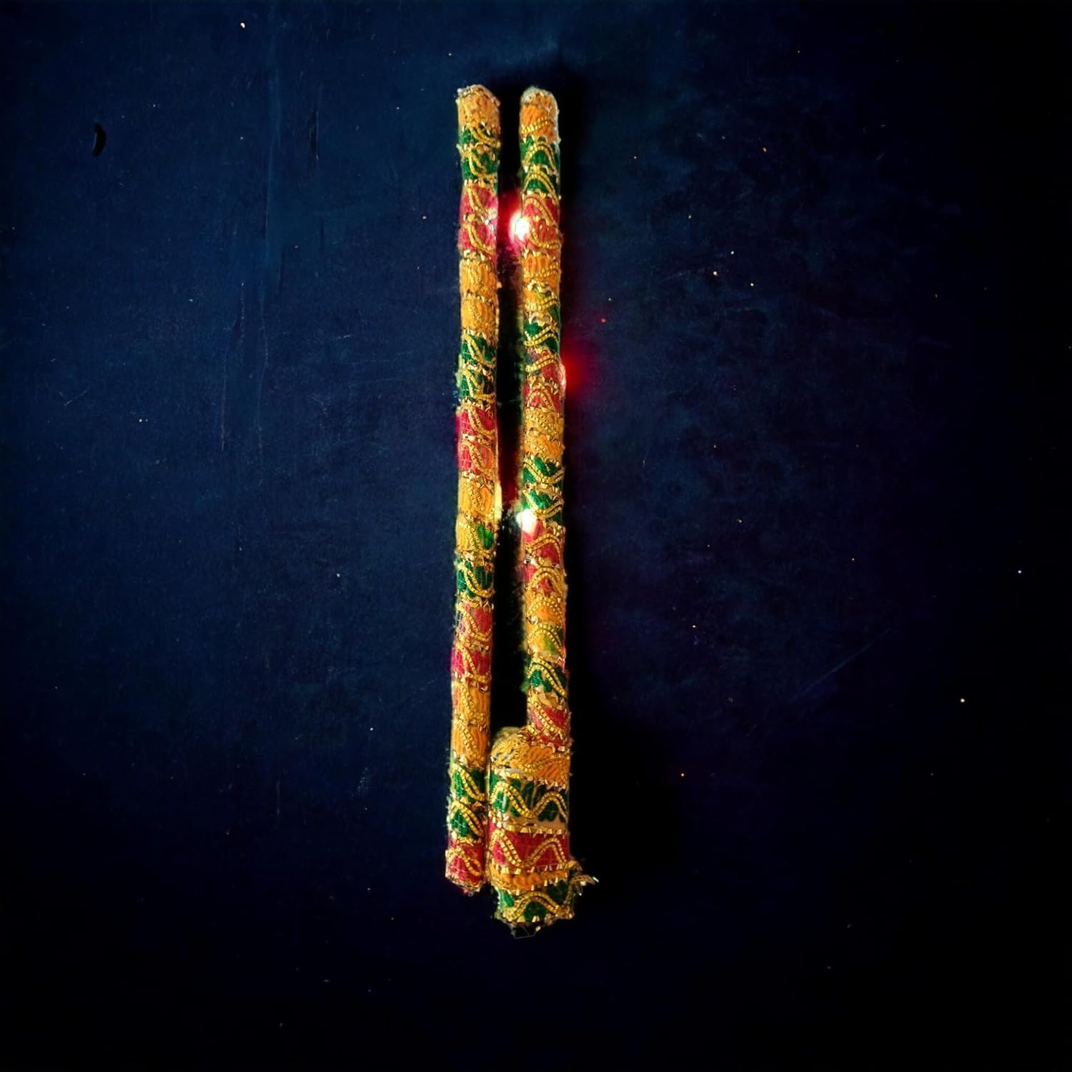 Saudeep India LED Dandiya Sticks | Light Up Garba Dandiya for Navratri Festival Celebrations | Colorful Flashing LED Raas Garba Dance Sticks for Night Events Cultural Programs and Festive Occasions-image-22