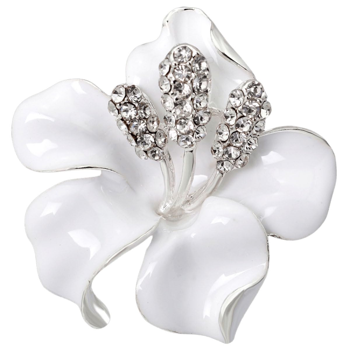 FAIRYGATE Rhinestone Brooch Clothing Jewellery Accessories Fashion Elegant Shiny Crystal Teardrop Brooches Wreath Pendent Lapel Pin，B36 — view 56