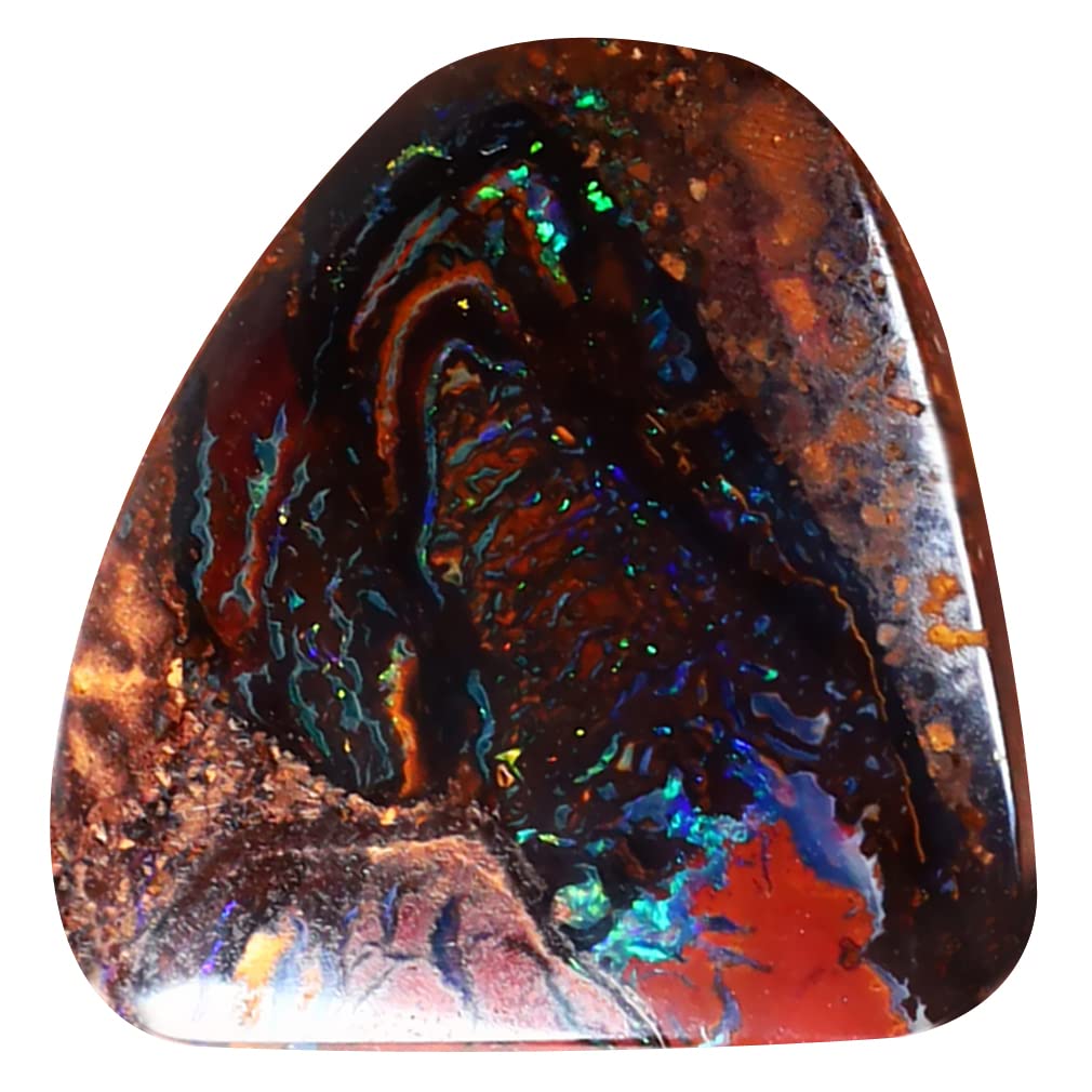 Opale rocheuse d'Australie unique de 7,48 ct pour haute joaillerie