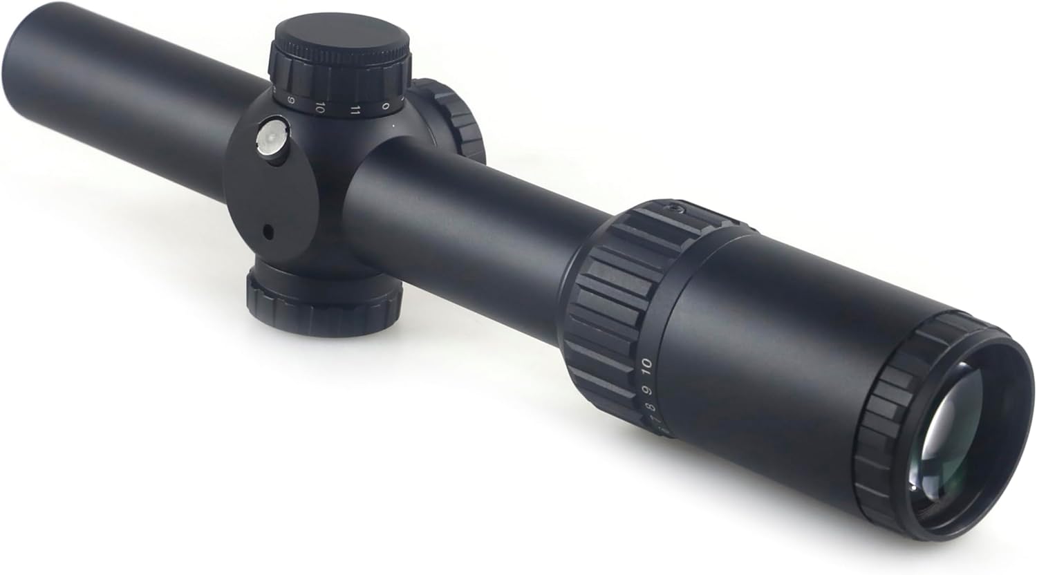LPVO 1-10x24IR SFP Second Focal Plane Scope，Optic HD Red Illuminated Reticle Sight with Adjustable Focus Ring & 11 Levels Brightness Setting，Green Multi-Coated Lens，IPX67 Rating/Shockproof/Fogproof