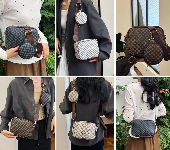 Fashion Retro Printed Waist Bag, Women's Adjustable Simple Shoulder Messenger Bag Suitable for Travel and Work2