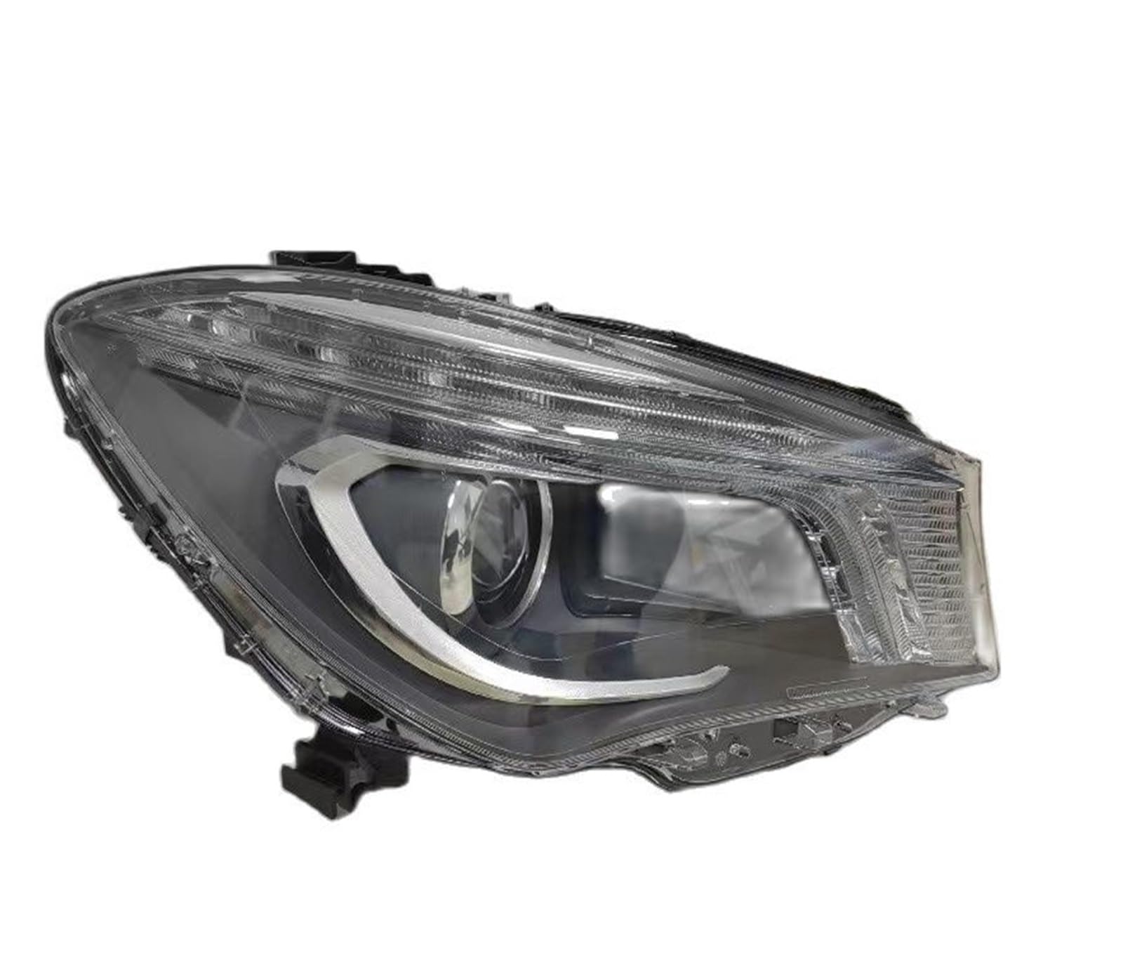 Plug And Play reflektory akcesoria samochodowe kompatybilne z reflektorami Mercedes Benz CLA W117 reflektory ksenonowe 2012 2013 2014(Left with module)