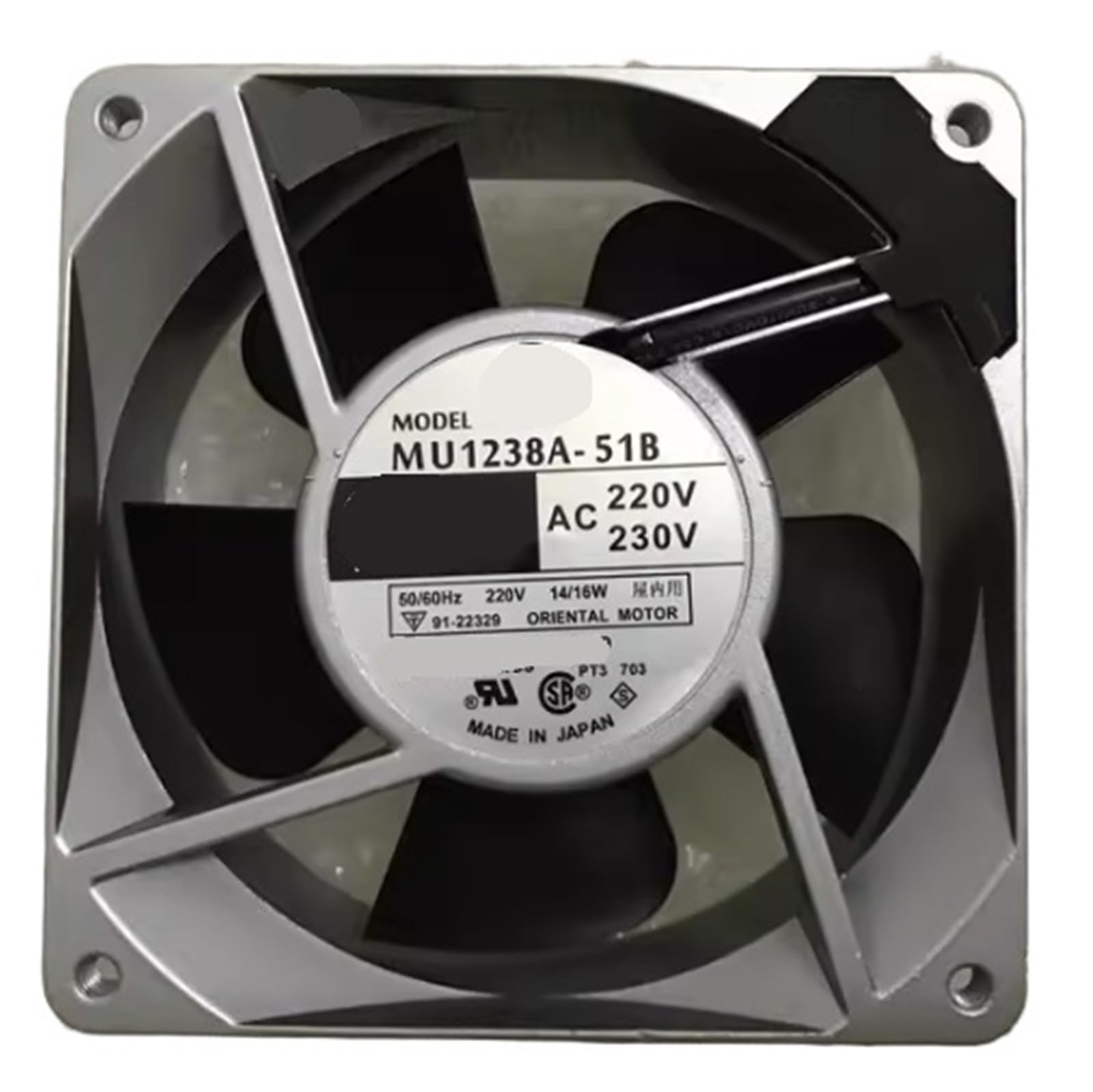 Lzikkgki One Color Mu1238a-51B Ac 220/230V 13.5.16/13.5W 120X120x38mm Cooling Fan