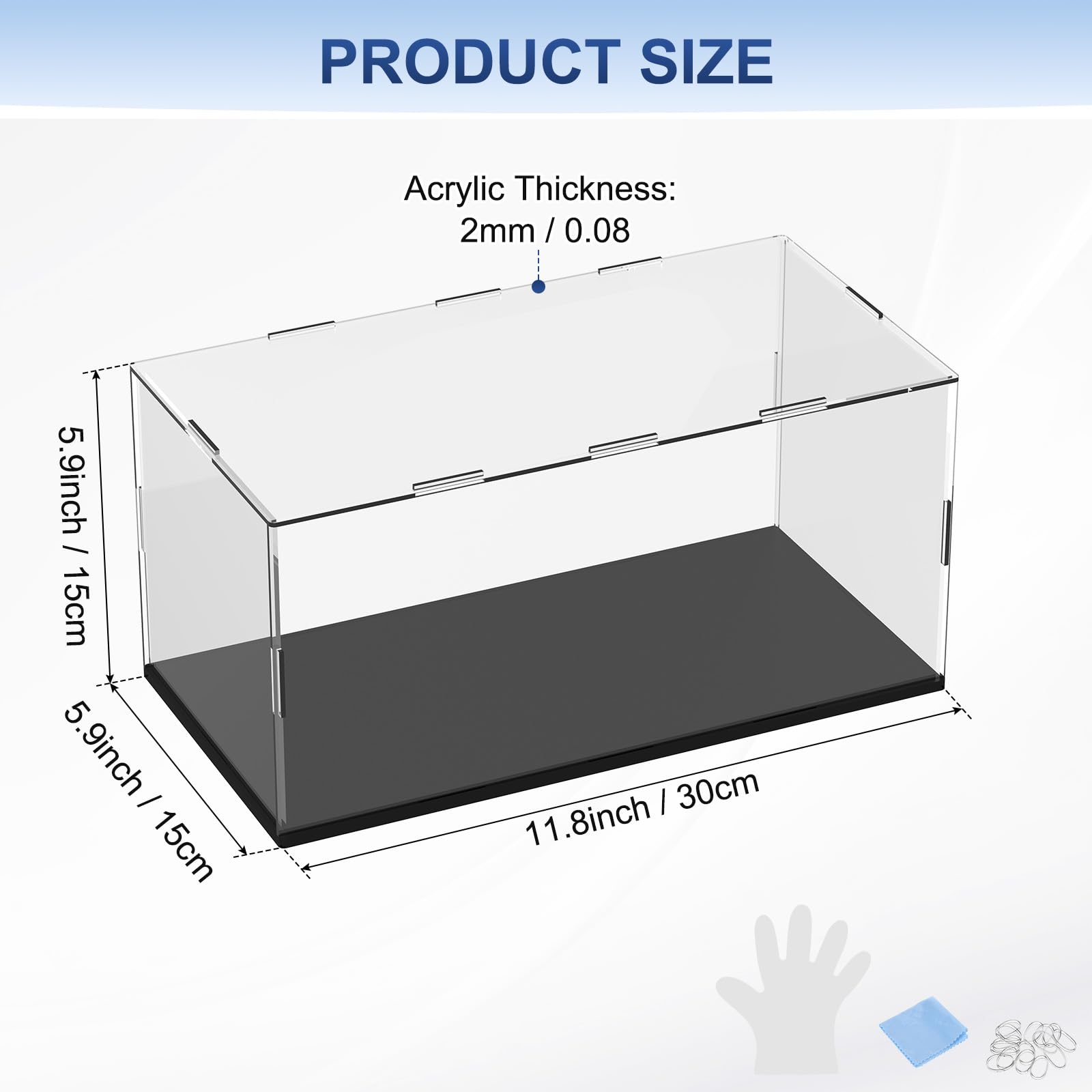 M METERXITY 1-Pack Acrylic Display Case - Image 3