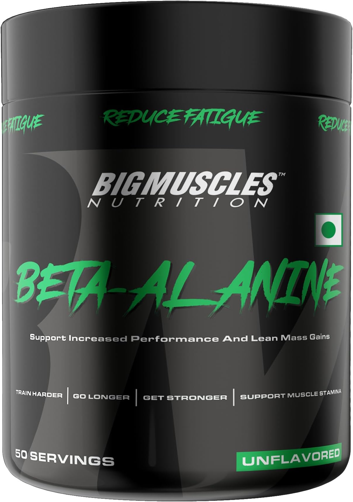 Bigmuscles Nutrition Beta-Alanine Powder [50 Servings] | Supports Increased Performance, Lean Mass Gains, Workout Capacity, Strength & Endurance