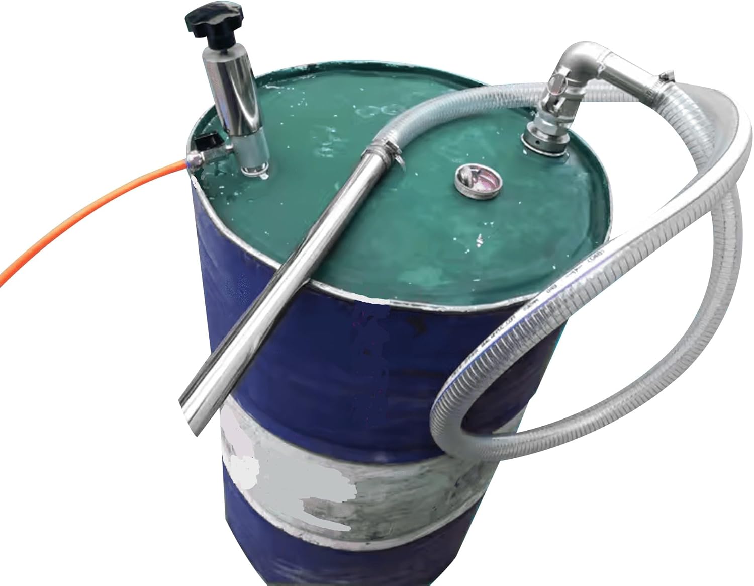 Amazon.com: Oil Transfer Pump, Air Operated, Pneumatic, 55 Gallon Drum ...