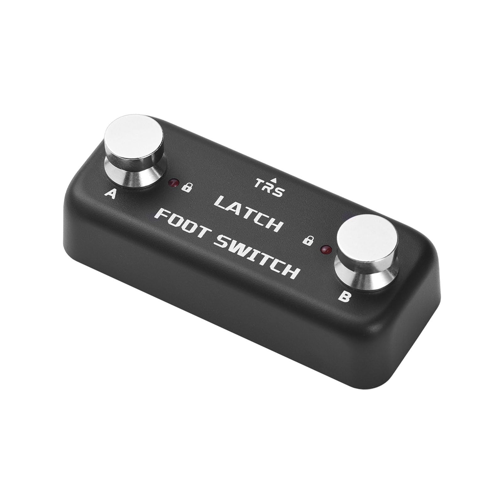 Interruttore a pedale Controller Effetto Pedale Doppio con Funzione di Blocco Indicatore LED Plug and Play per Effetto Altoparlante