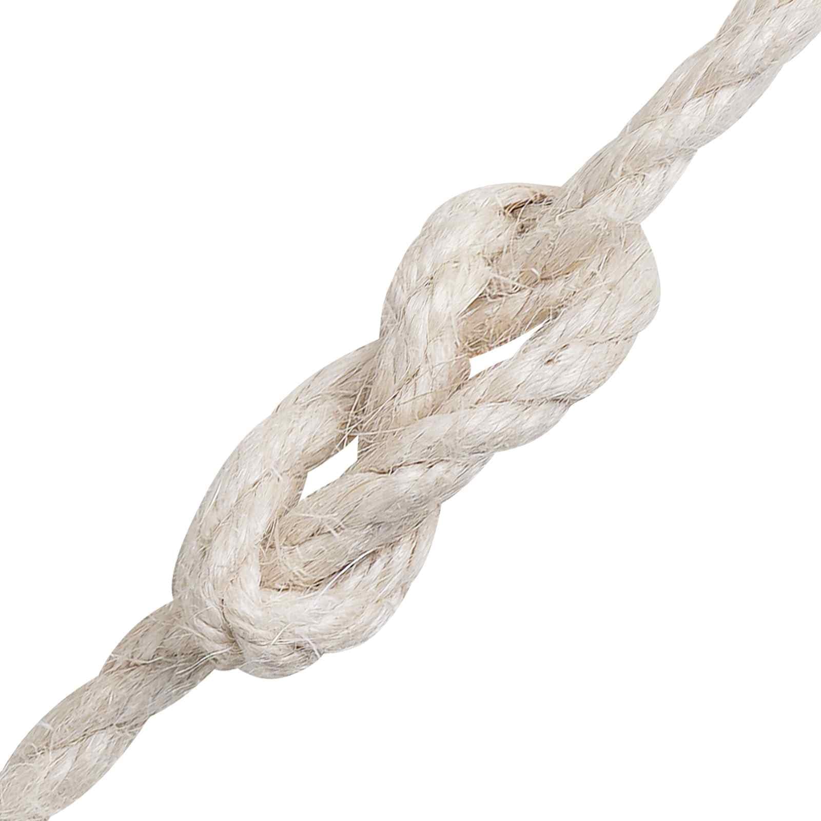 Ficelle en Jute Naturelle 10 pièces Blanc 2 cm de diamètre pour Bricolage Jardinage Fixation et décoration intérieur extérieur