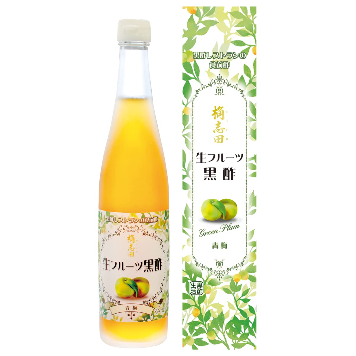 KAKUIDA Drinking Vinegar Plum with Aged 3years Black Vinegar 16.9 Fl, Oz (500Ml)