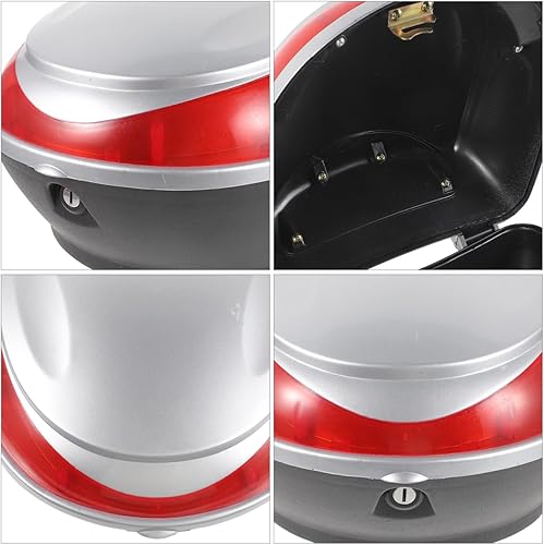 Miniatura 8 de Maletero de motocicleta, caja trasera duradera para equipaje de motocicleta, caja de almacenamiento trasera para un fácil transporte y