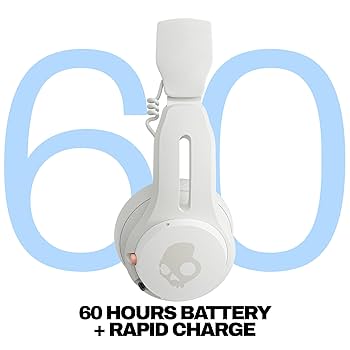 Skullcandy ICON ANC ワイヤレスヘッドホン ホワイト Amazon.com: Skullcandy Icon ANC Wireless On-Ear Bluetooth