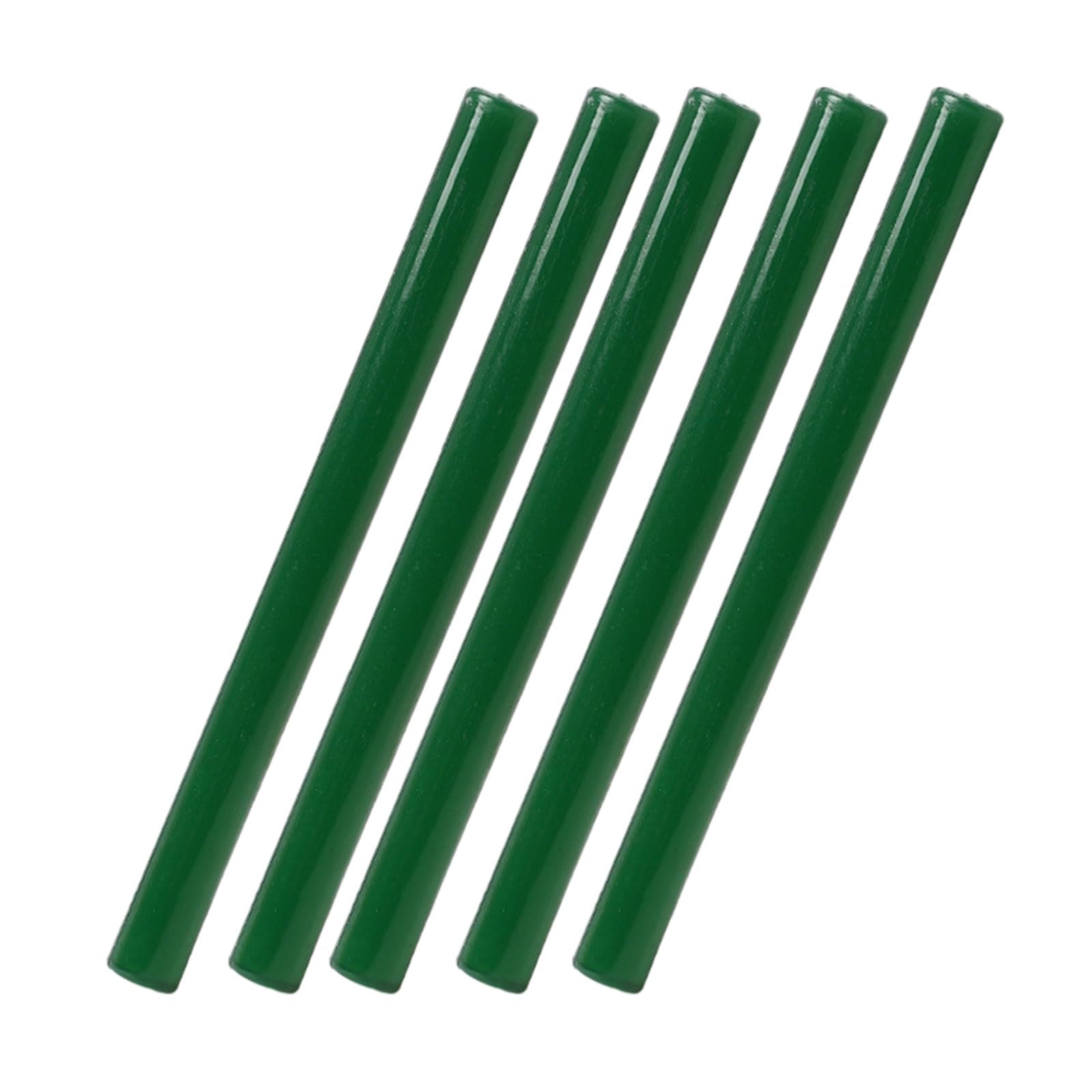 Kalttoy Green 5Pcs Colorful Sealing Wax Sticks For Wax Seal Stamp, Seal Sticks For Wrapping Envelope Art Craft Drawing Supplies