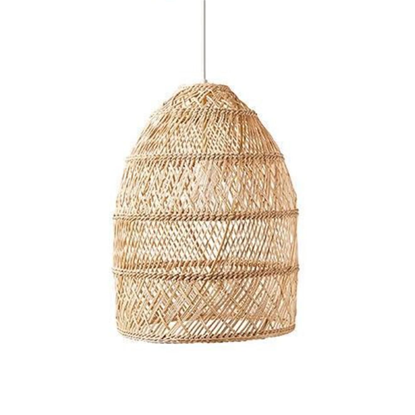 CSSYKV Kitchen Island Sink Rustic Pendants Rattan Farmhouse Chandelier Country Large Pendant Fixture Shades American Barn Lighting Fixtures for Dining Room Foyer Living Room 19.7''