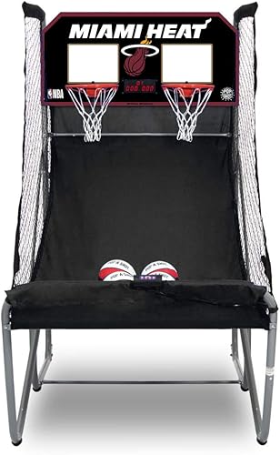Miniatura 29 de Pop-A-Shot - Home Dual Shot Arcade Basketball Game with NBA Graphics l Sensor Scoring l 16 Game Modes l 7 Balls l Foldable Storage l for All NBA Fans