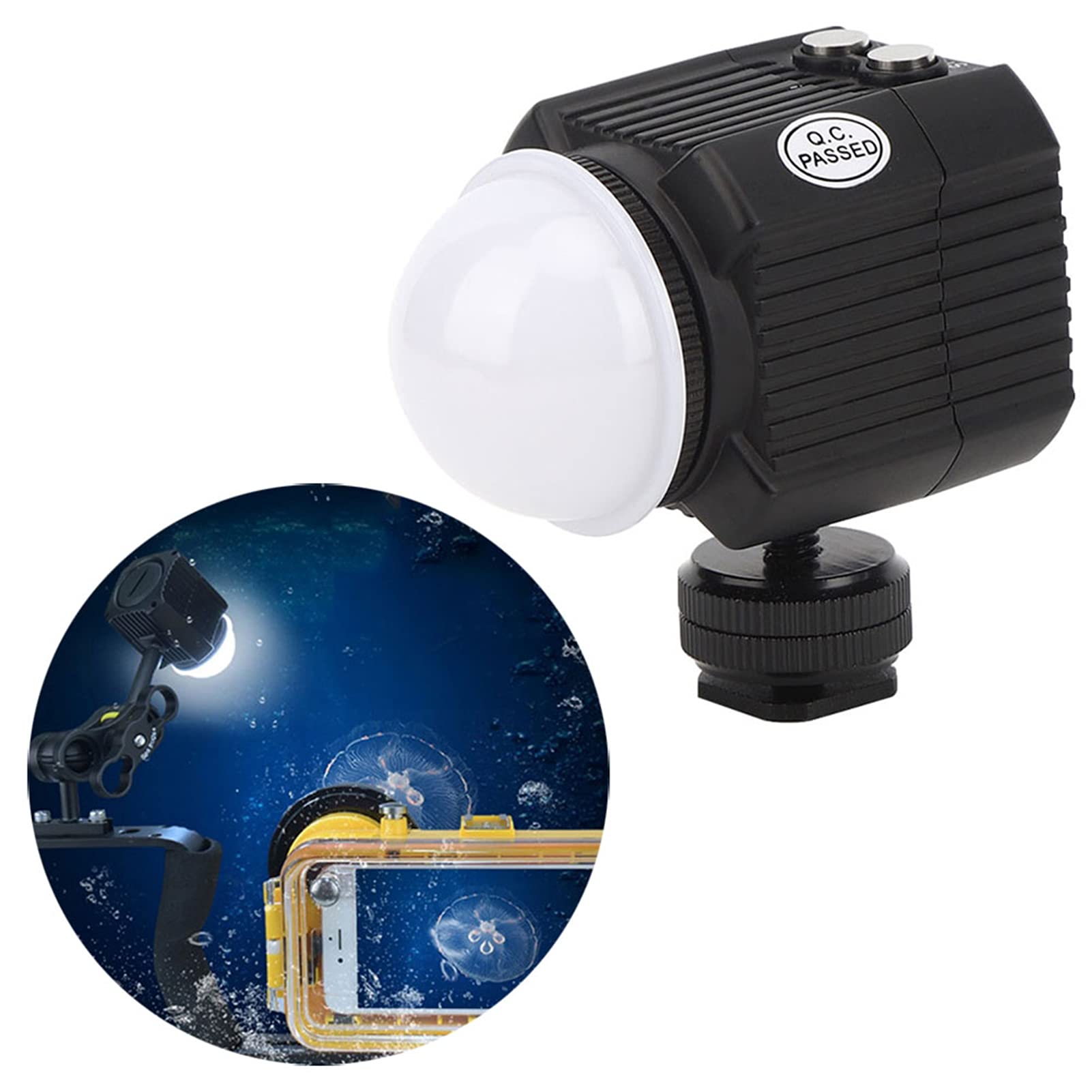 Lumière de Remplissage de Plongée à économie d'énergie de Lumière de Remplissage de 60M, Lumière de Remplissage étanche, pour la Vidéo de Divertissement de Photographie