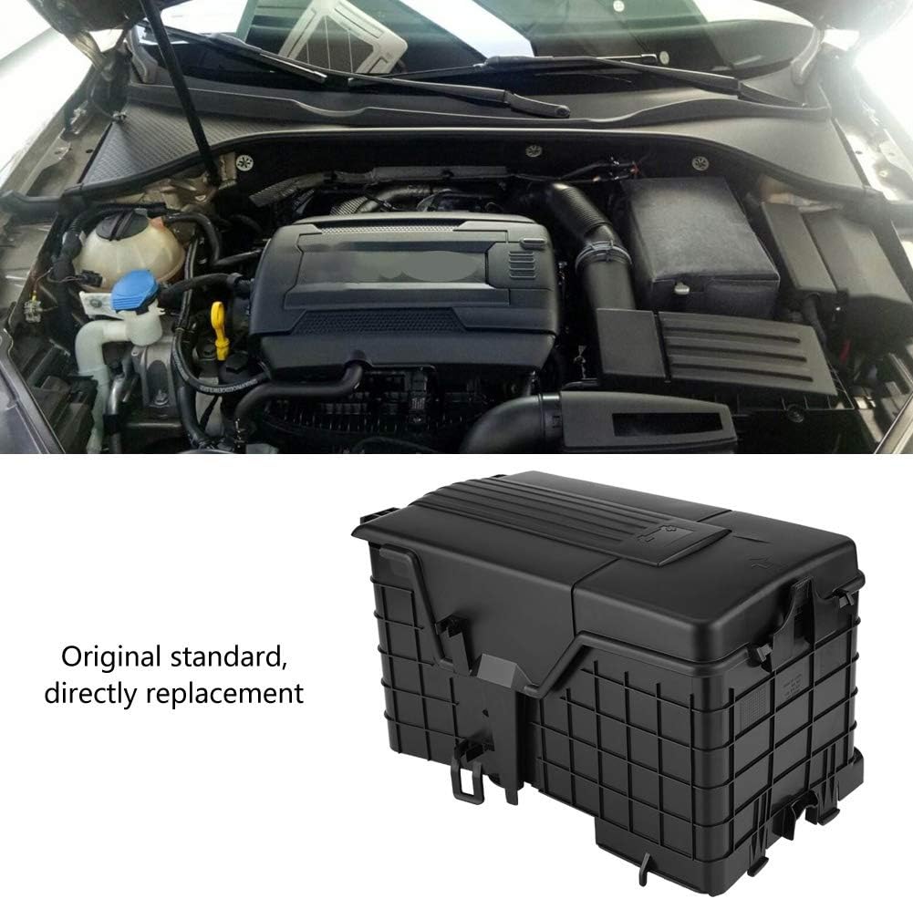 Car Battery Cover 672g Protective Function Dust Box Plastic Black 1KD915335 1KD915336 1KD915443 Car Battery Cover Box