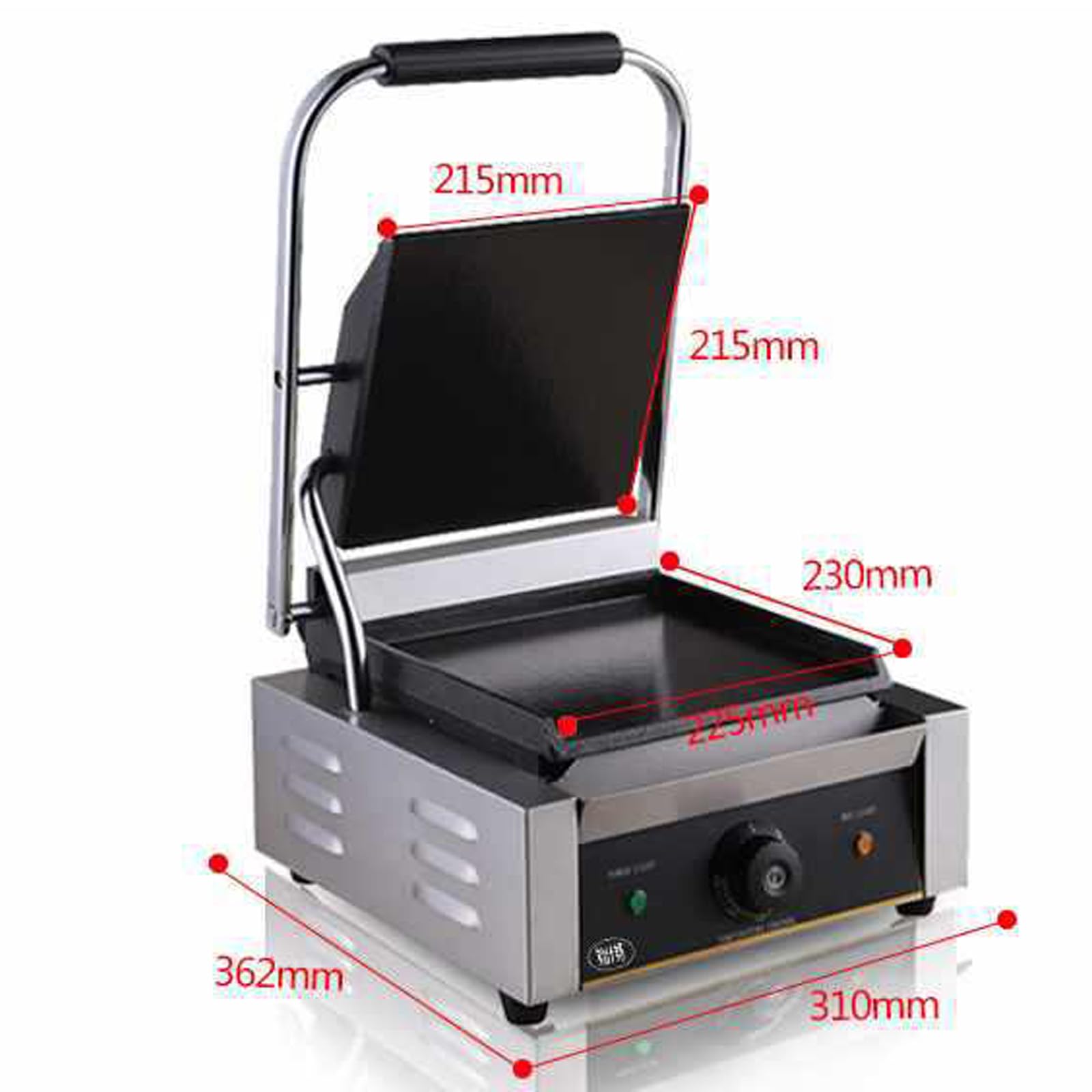 Sartén Antiadherente De Doble Cara,Tostadora para Sandwiches, Sandwichera Antiadherente, Sandwichera Tostadora Panini Press Grill Sandwichera Pan para Cake Toast Sandwich 50-300℃