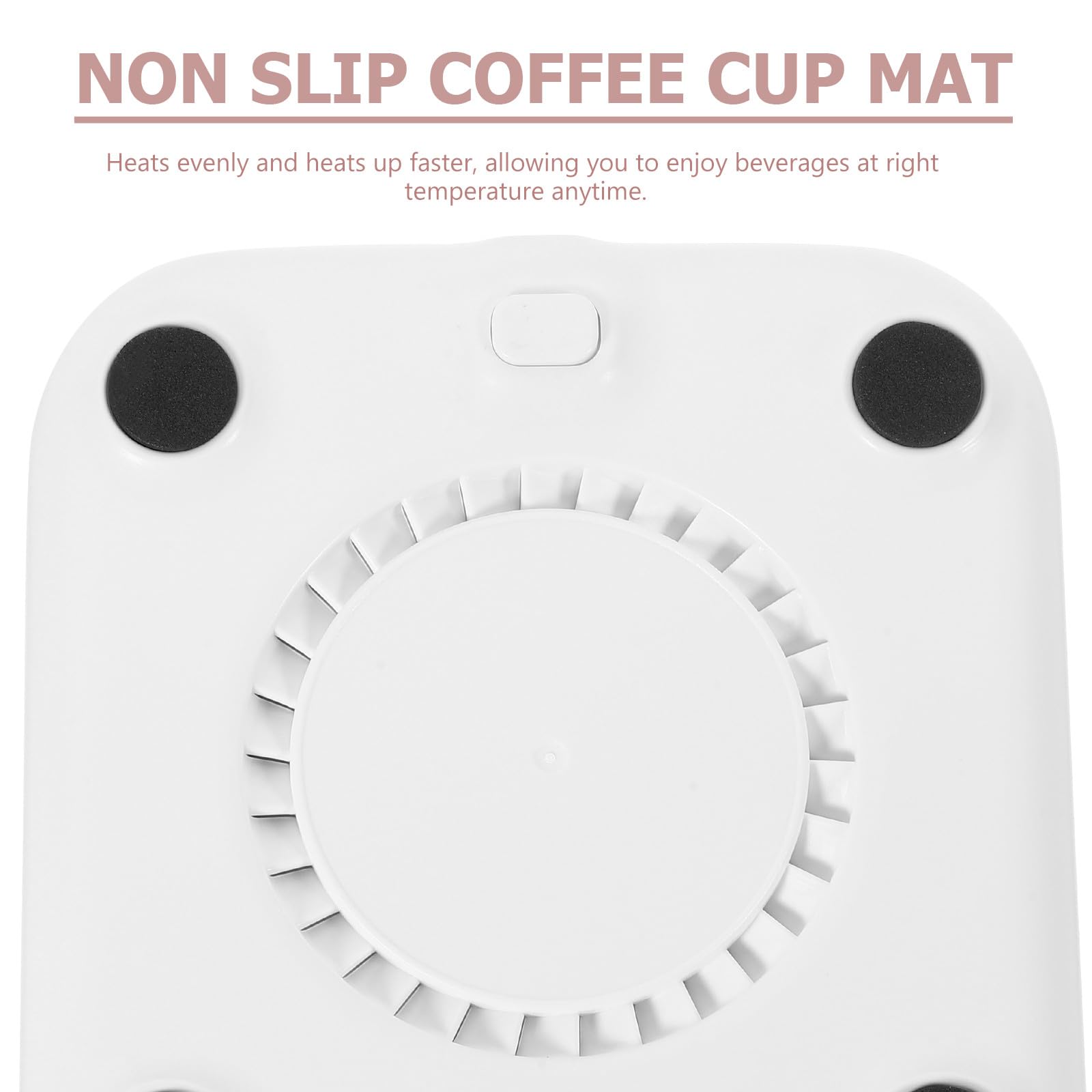 Didiseaon Calentador de Tazas Eléctrico 3 Niveles de Temperatura, Posavasos USB Reutilizable para Café, Té y Leche, Ahorro Energético, Adecuado para Oficina y Uso Doméstico