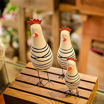 Amazon.co.jp: neustadt ニワトリ オブジェ インテリア 雑貨