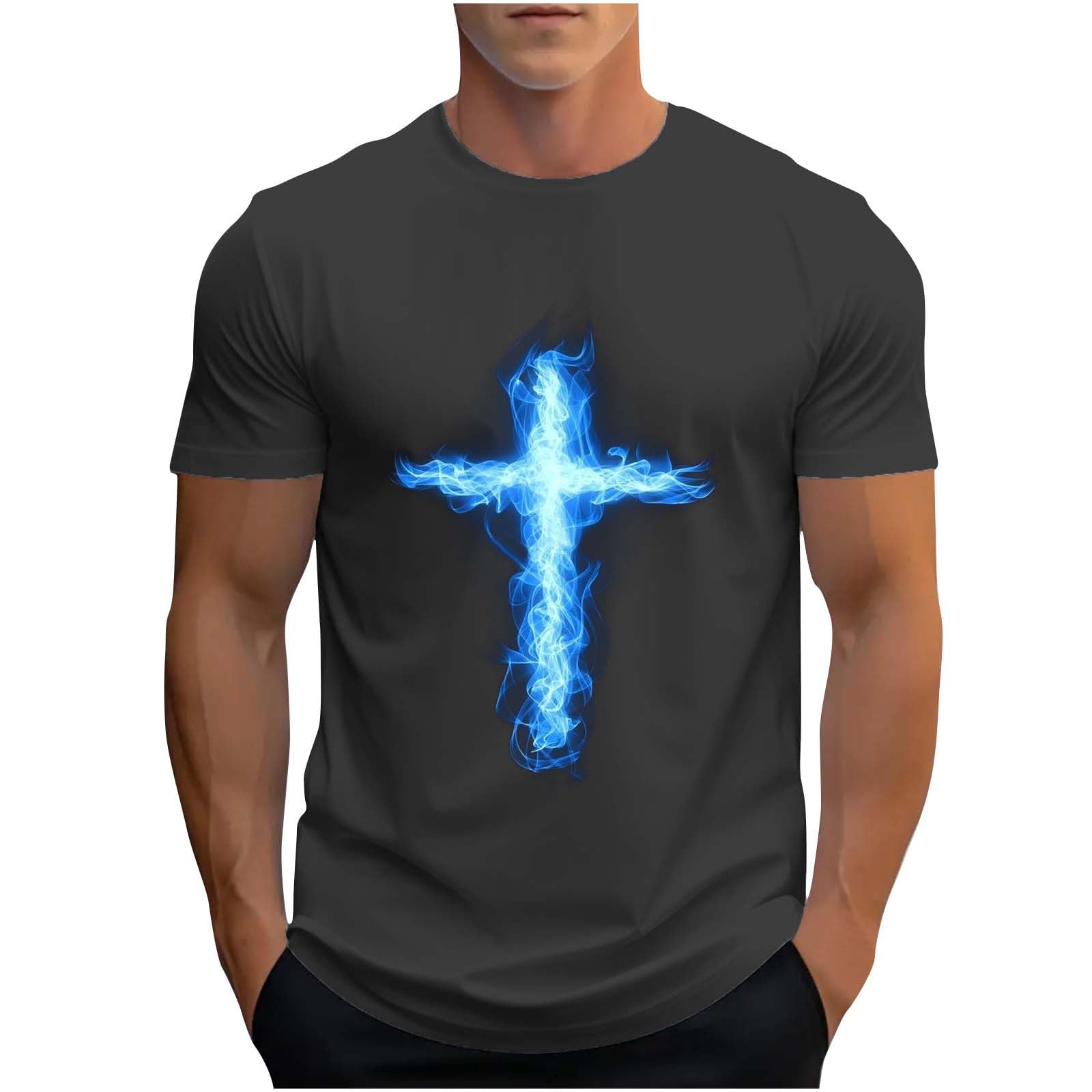 ZEZKT Camiseta de Manga Corta para Hombre Camiseta Moda Casual Suelto T-Shirt Cuello Redondo Camiseta Casual Manga Corta Color sólido Pack Polos Hombre Manga Corta Tallas Grandes Tops