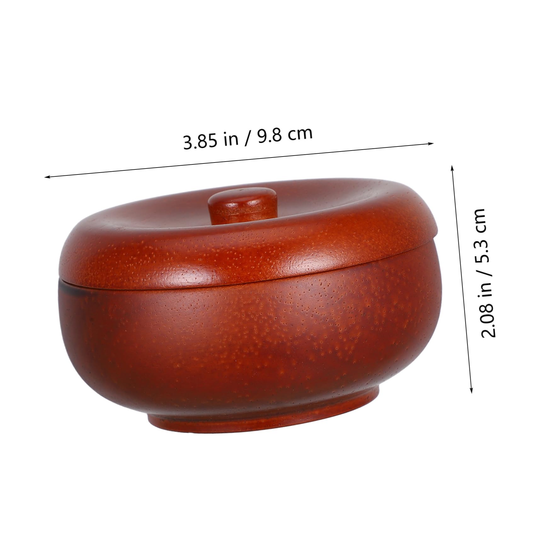 SOLUSTRE Razor Bowl Mug Shaving Cream for Men Wooden Shaving Bowl with Lid for Smooth Shave