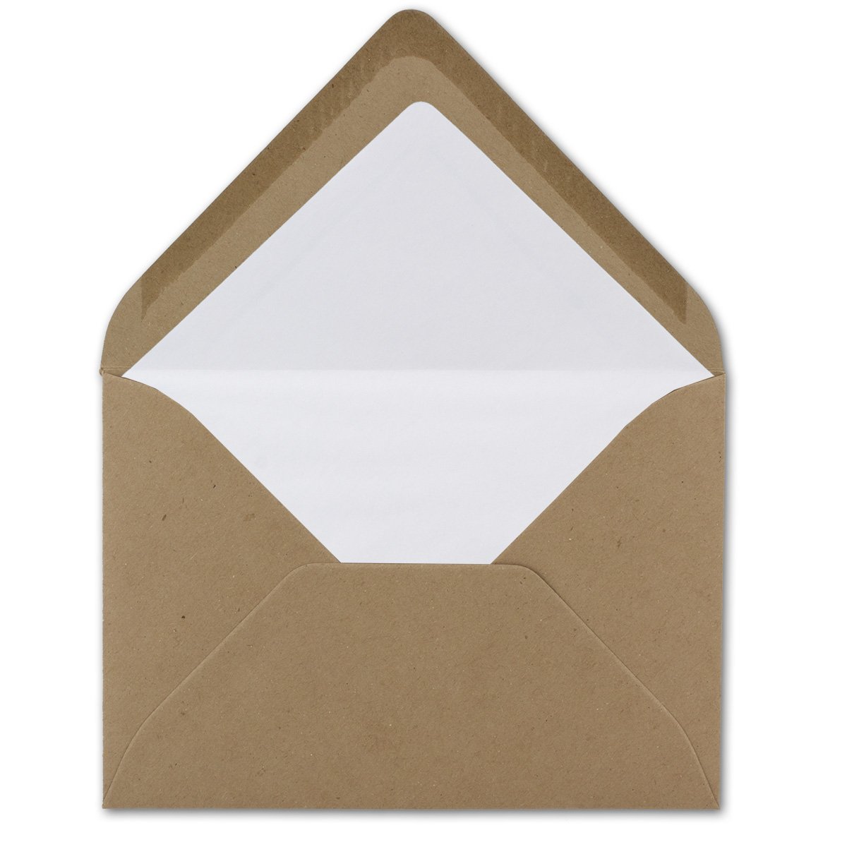 50 x envelopes in Sand Brown - envelopes in DIN B6-12.5 x 17.6 cm - Silk Lining for Christmas and Festive Occasions - Image 3