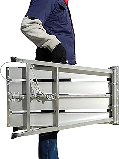 Work Platform Scaffolding Equipment Multipurpose Step Ladder Drywall Adjustable Folding Work Bench Aluminium, 300kg Load (Width: 40cm L:150cm) (Width: 40cm L:120cm)